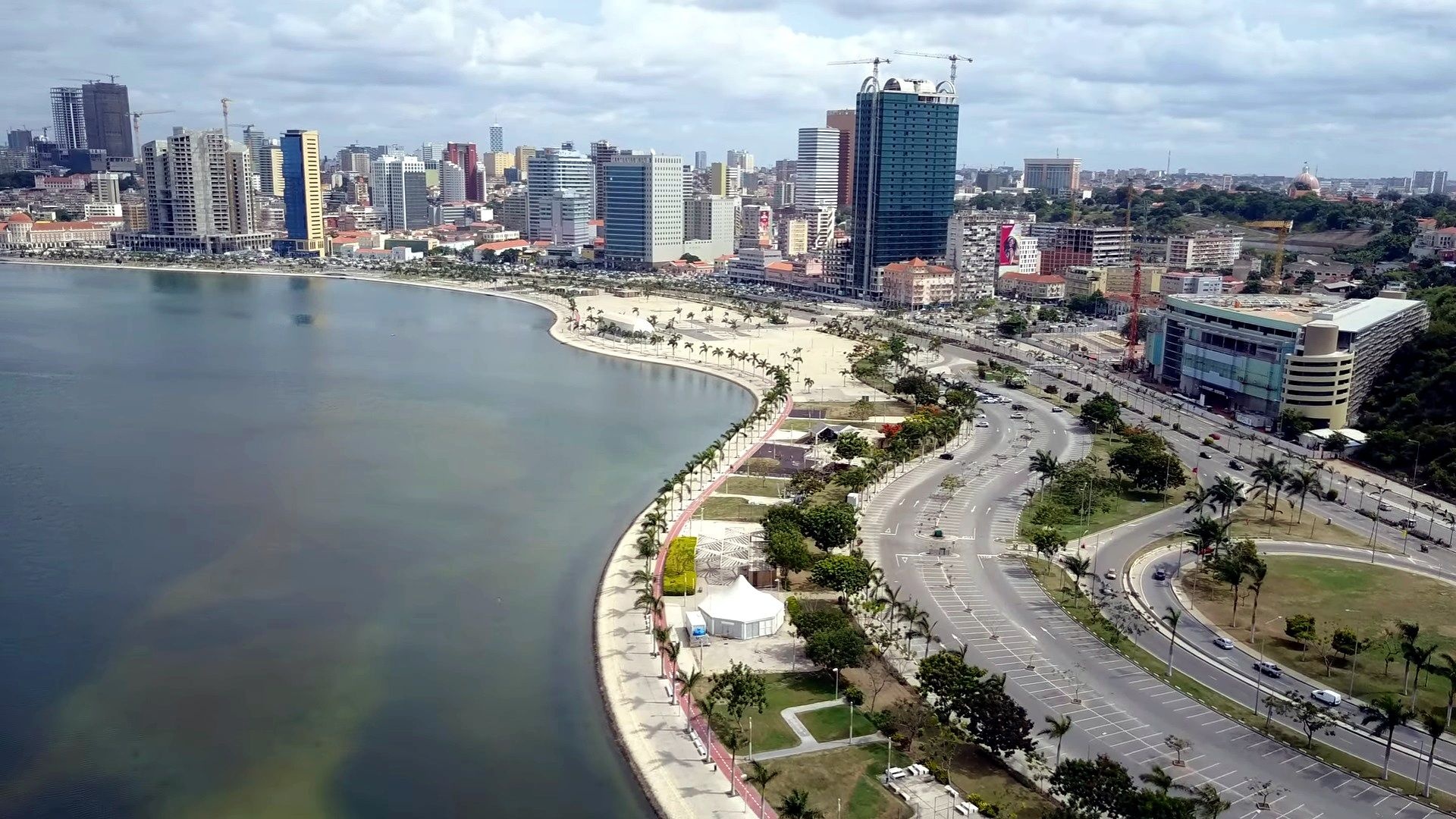 Luanda cityscape, Angola photography, Architectural beauty, Vibrant atmosphere, 1920x1080 Full HD Desktop