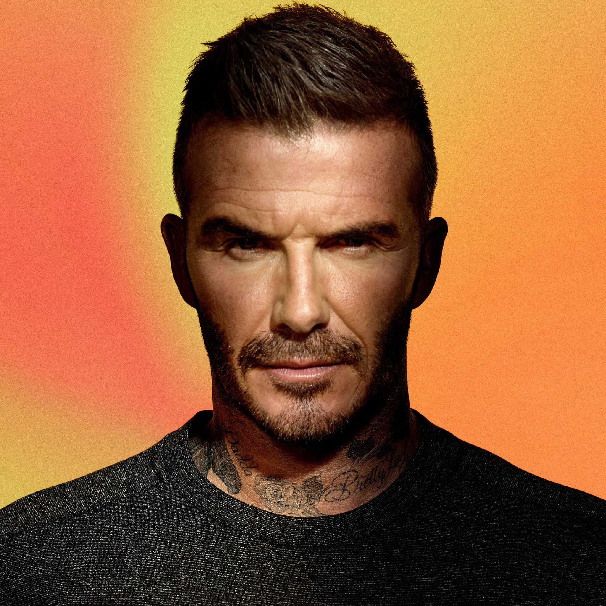 David Beckham: Appeared at three FIFA World Cup tournaments, in 1998, 2002 and 2006. 2050x2050 HD Background.