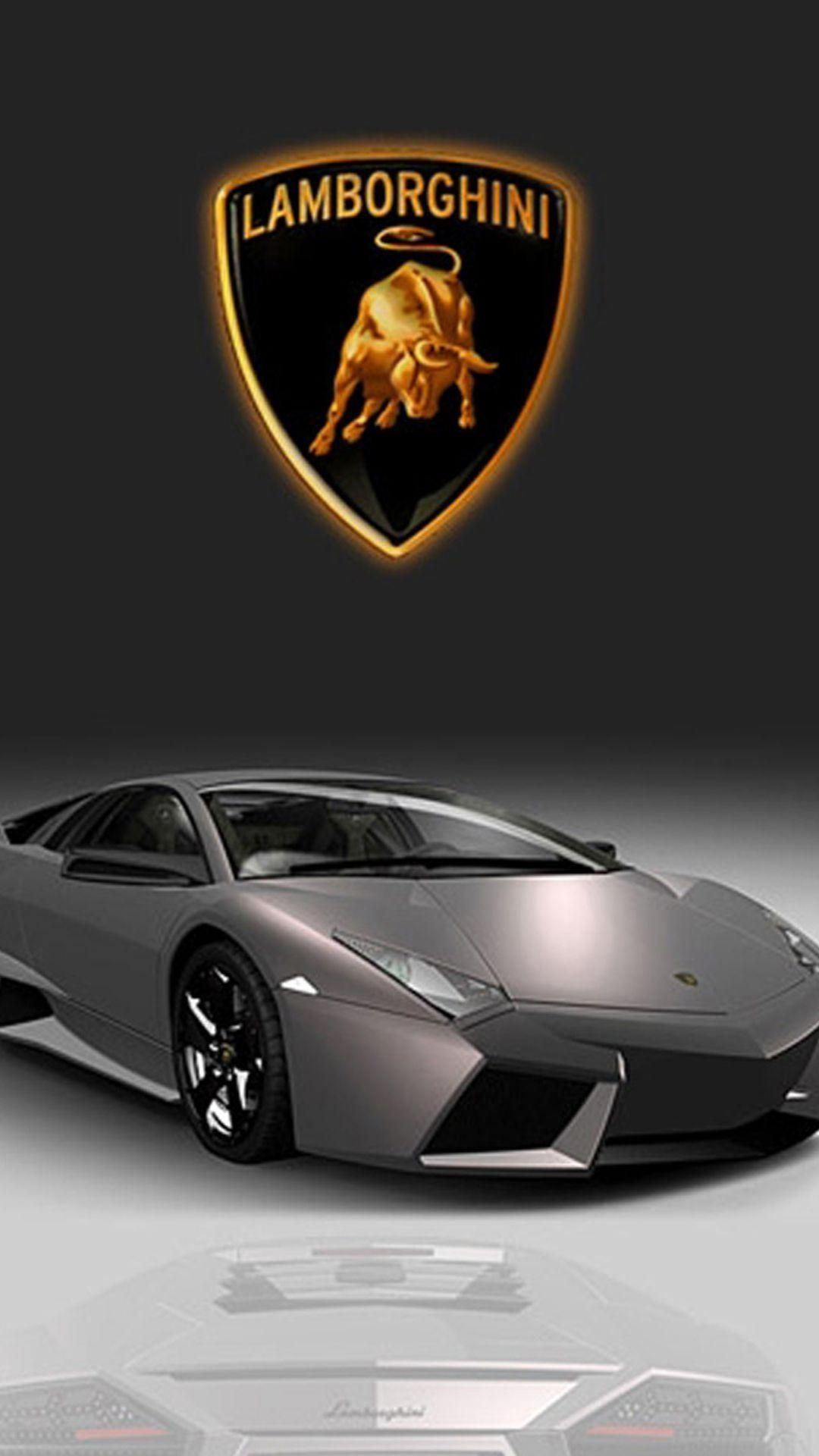iPhone 6 Plus wallpaper, Lamborghini logo, Fast car appeal, High-speed luxury, 1080x1920 Full HD Phone
