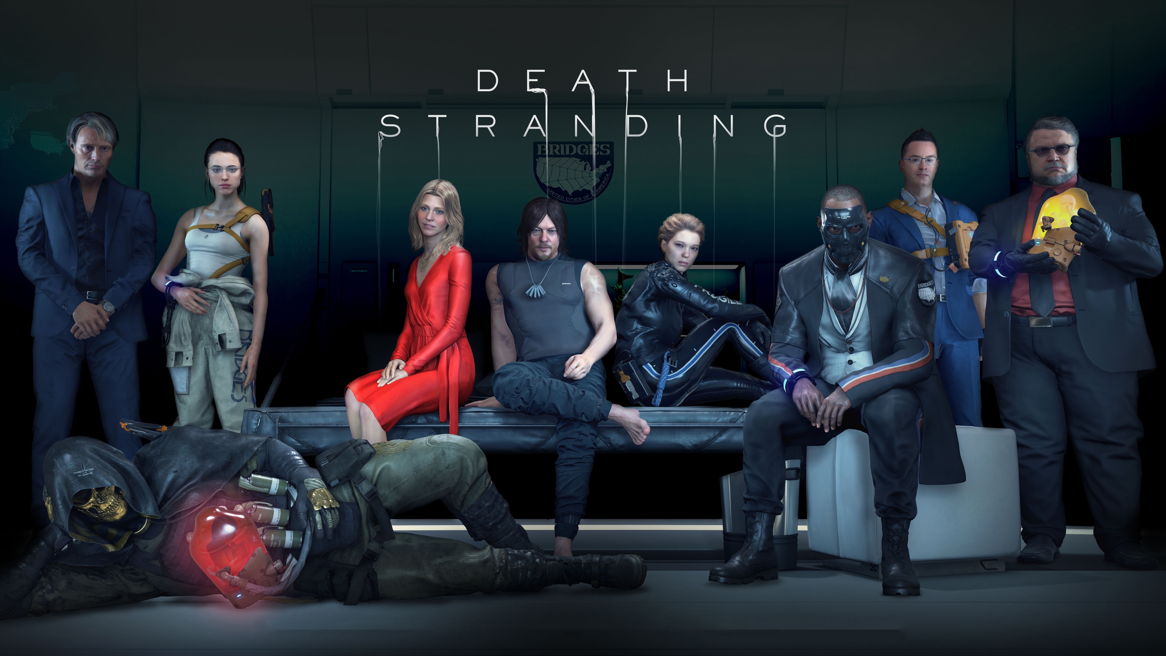 Death Stranding, Wallpaper, PlayStation 4, PC, 3840x2160 4K Desktop