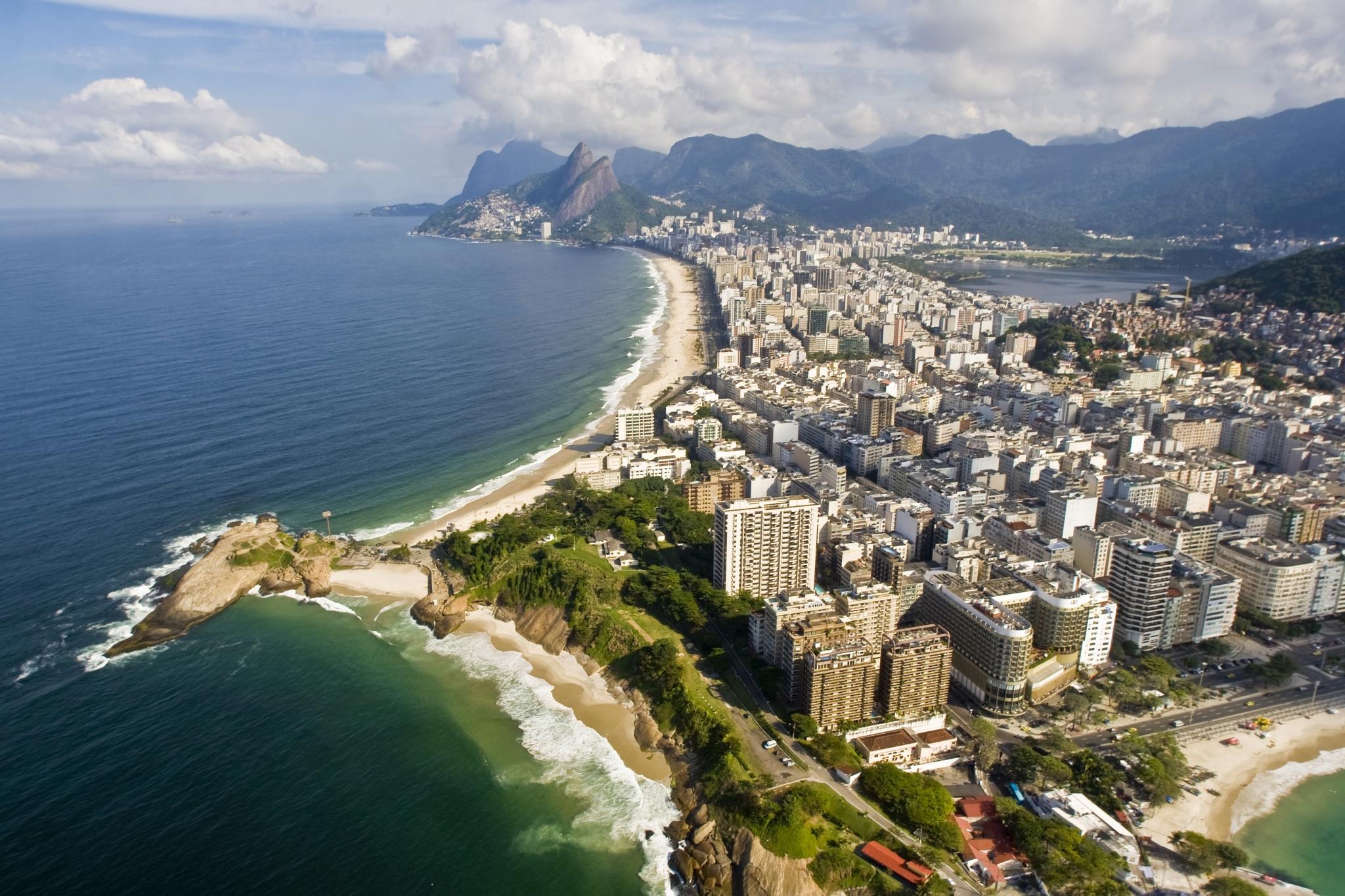 Surfing beaches, Rio de Janeiro, Thrilling waves, Surfing paradise, 2050x1370 HD Desktop