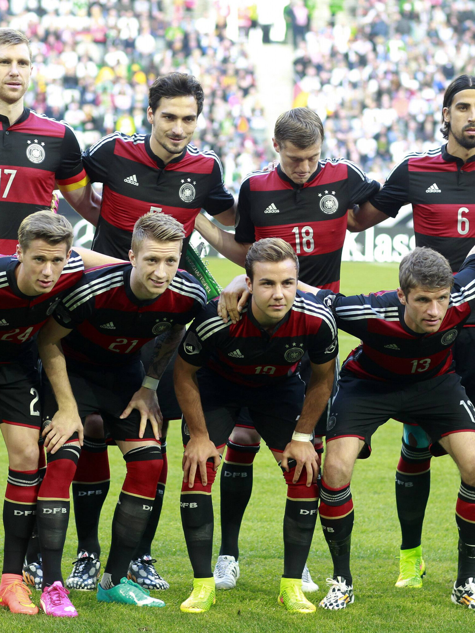 Germany National Football Team: Mats Hummels, Sami Khedira, Marco Reus, Mario Gotze, Thomas Muller, Secondary kit color. 1540x2050 HD Wallpaper.