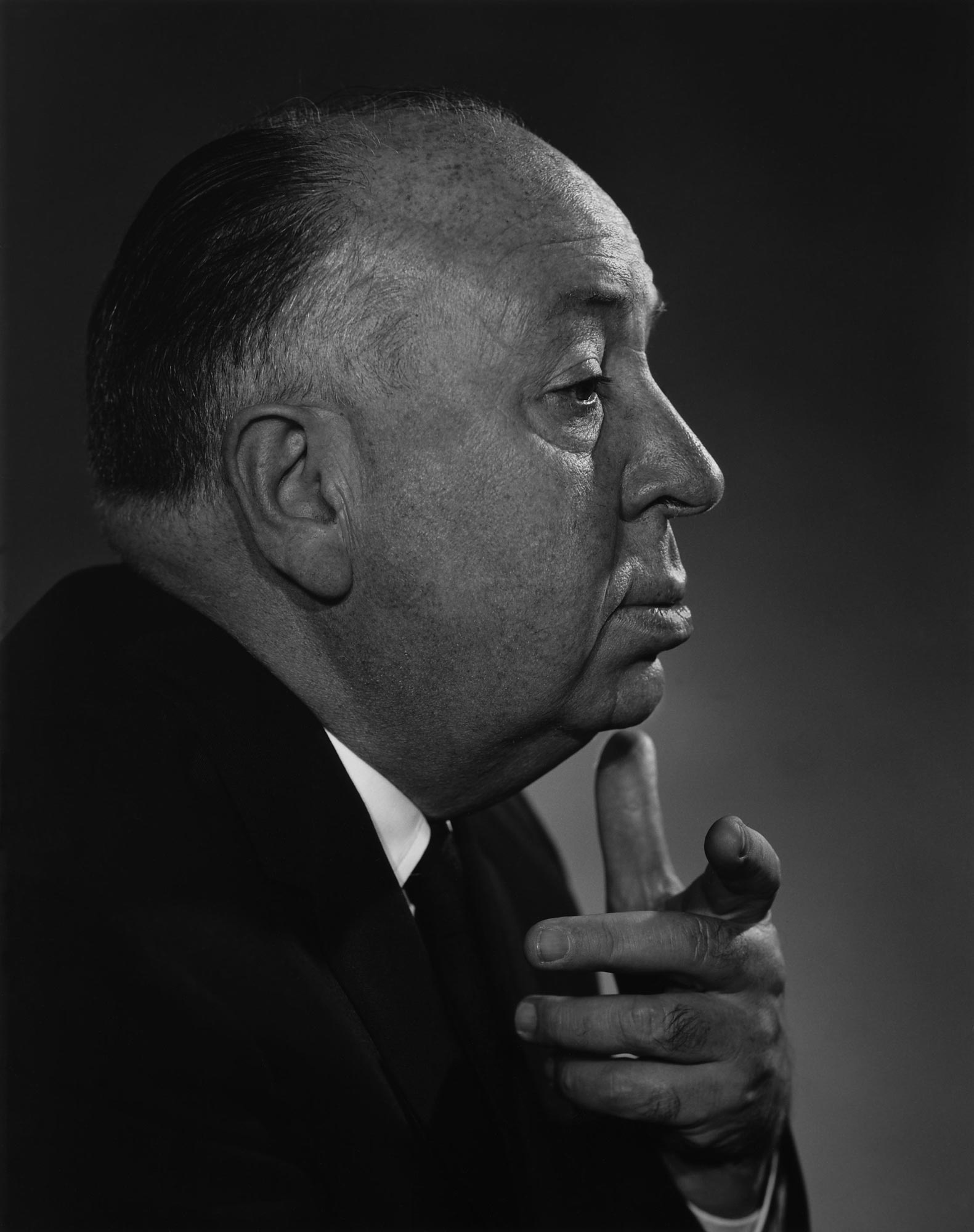 Alfred Hitchcock, Yousuf Karsh, Portrait, 1590x2000 HD Phone