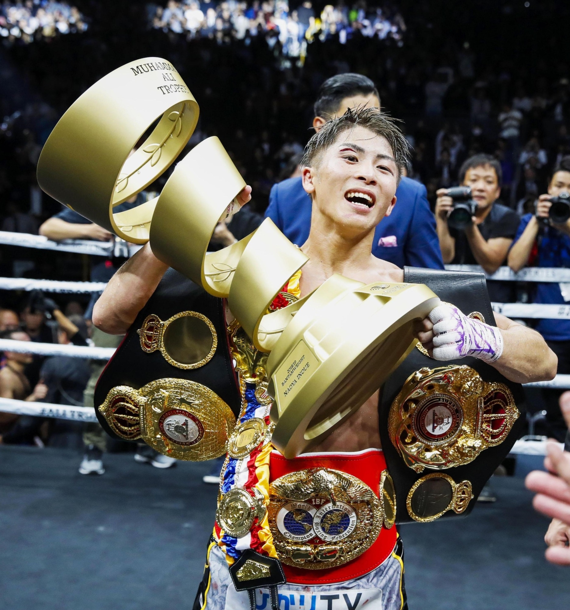 Naoya Inoue, World Boxing Super Series champion, Bantamweight final, The Japan Times, 1880x2000 HD Handy