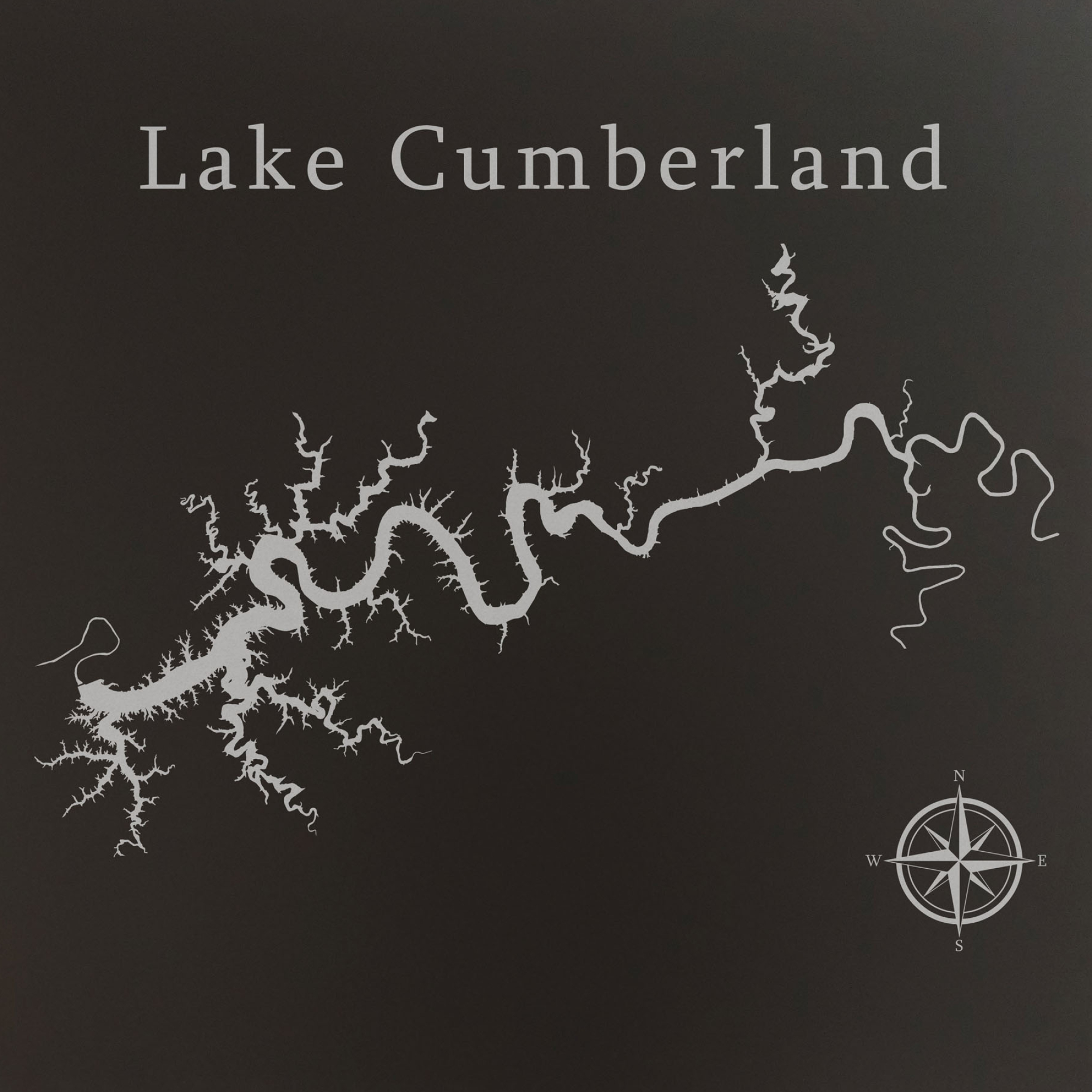 Lake Cumberland, Map, 12x12, Travels, 2000x2000 HD Phone