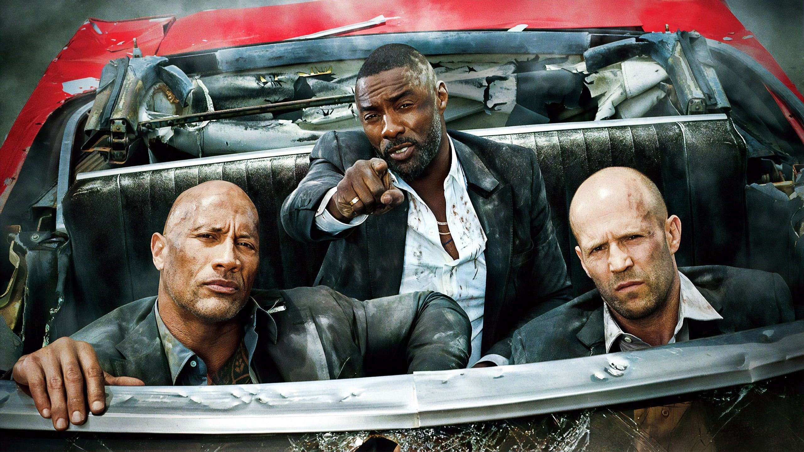 Idris Elba, Movies, Dwayne Johnson, Fast and the Rock, 2560x1440 HD Desktop