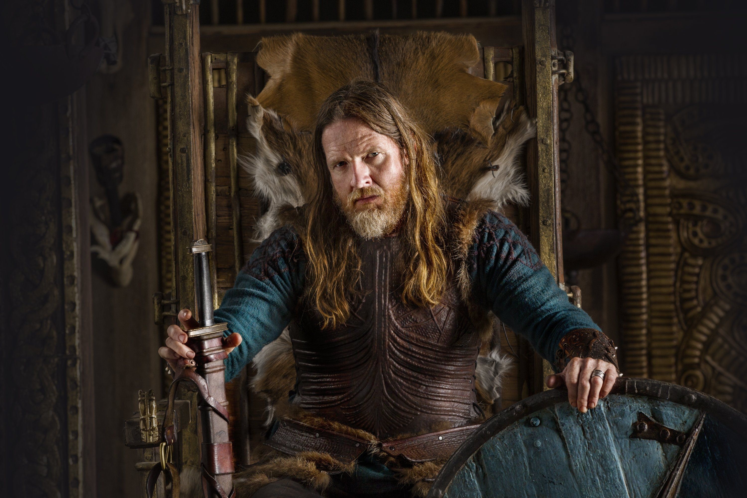 Vikings TV series, Season 2 promo, Viking warriors, Intriguing plot, 3000x2000 HD Desktop
