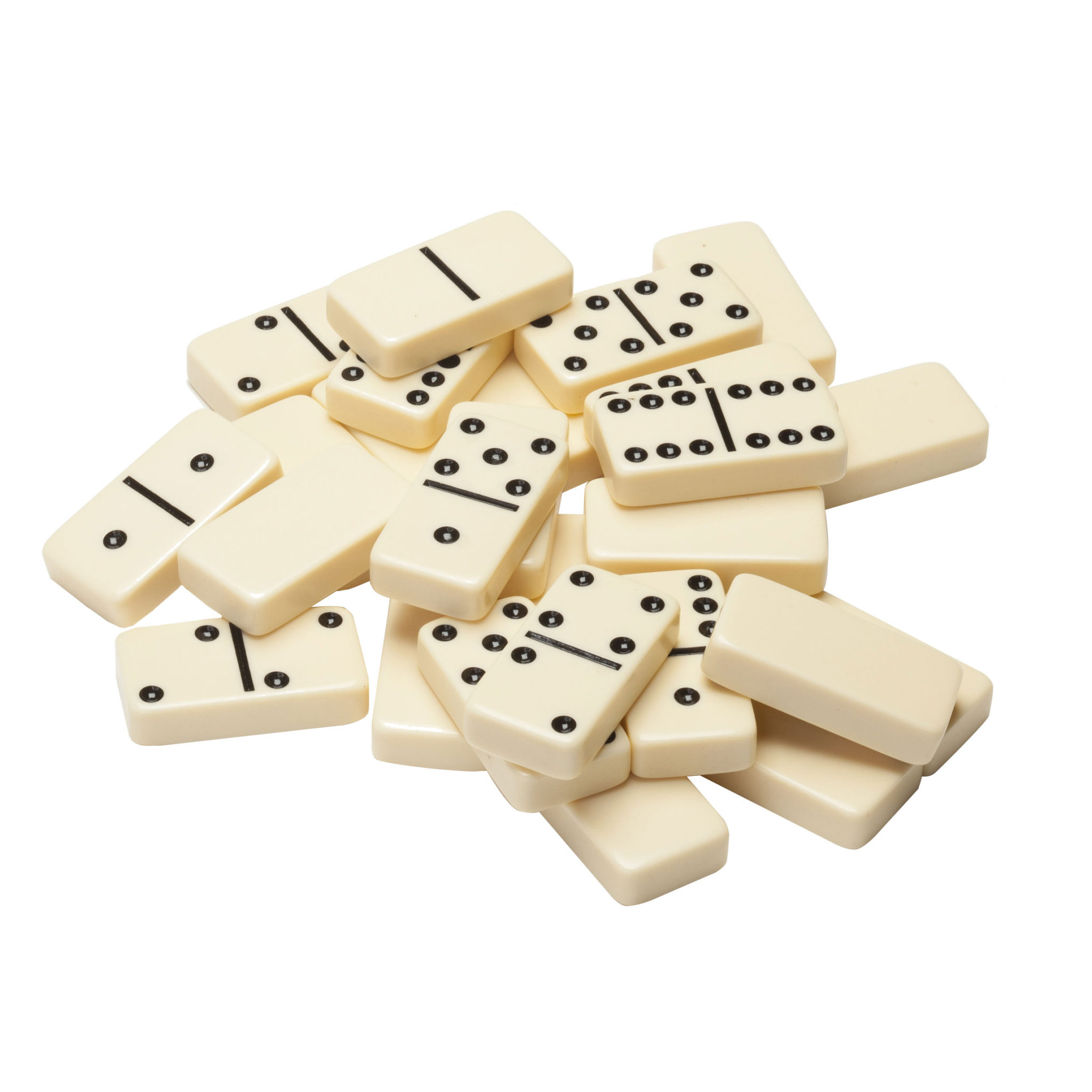 Dominoes: White pieces of tiles, Recreational board game for the whole family, Dice, Double 6. 2050x2050 HD Background.