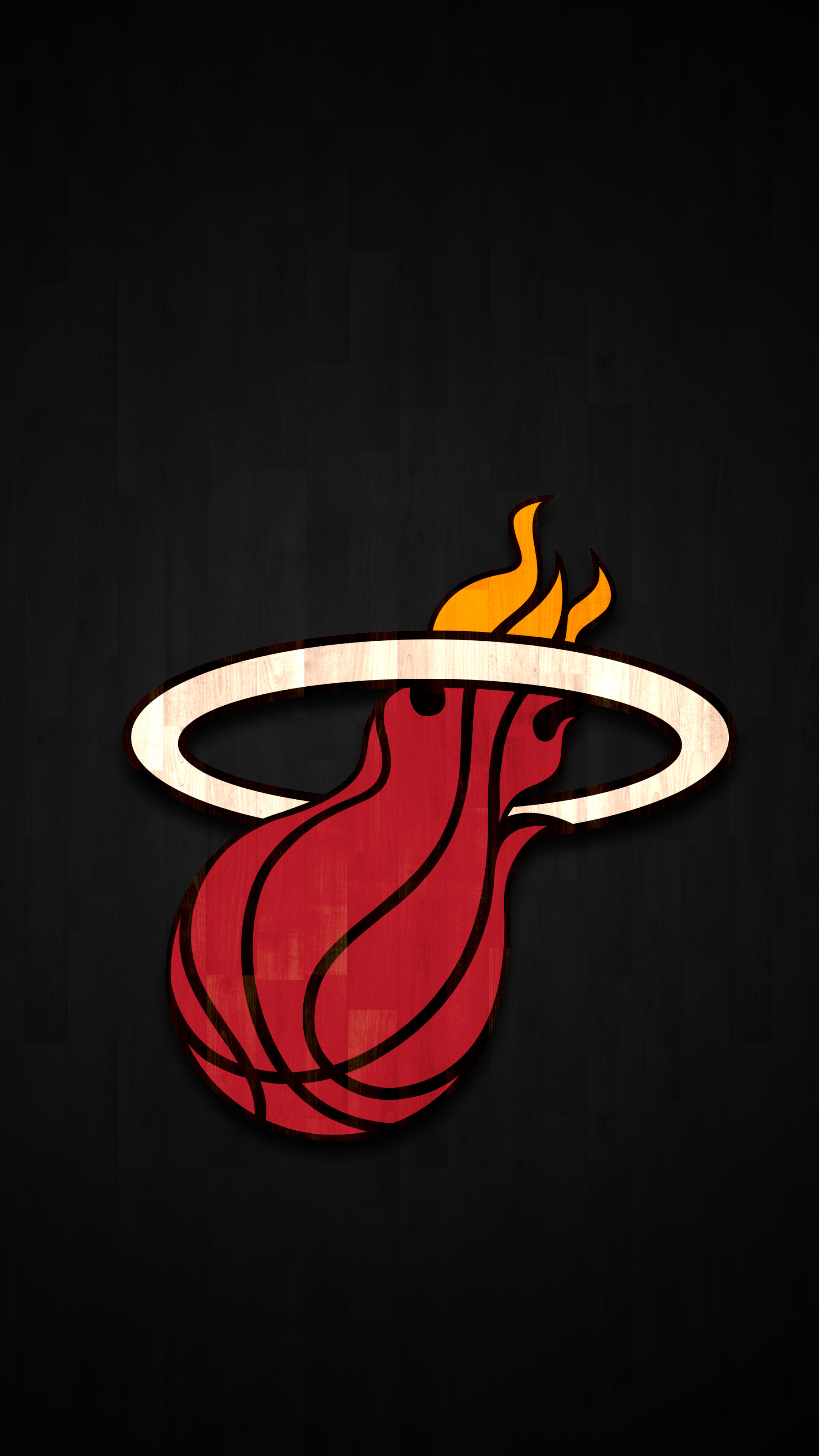 Miami Heat: Pat Riley became team president and head coach in the mid-1990s. 2160x3840 4K Background.