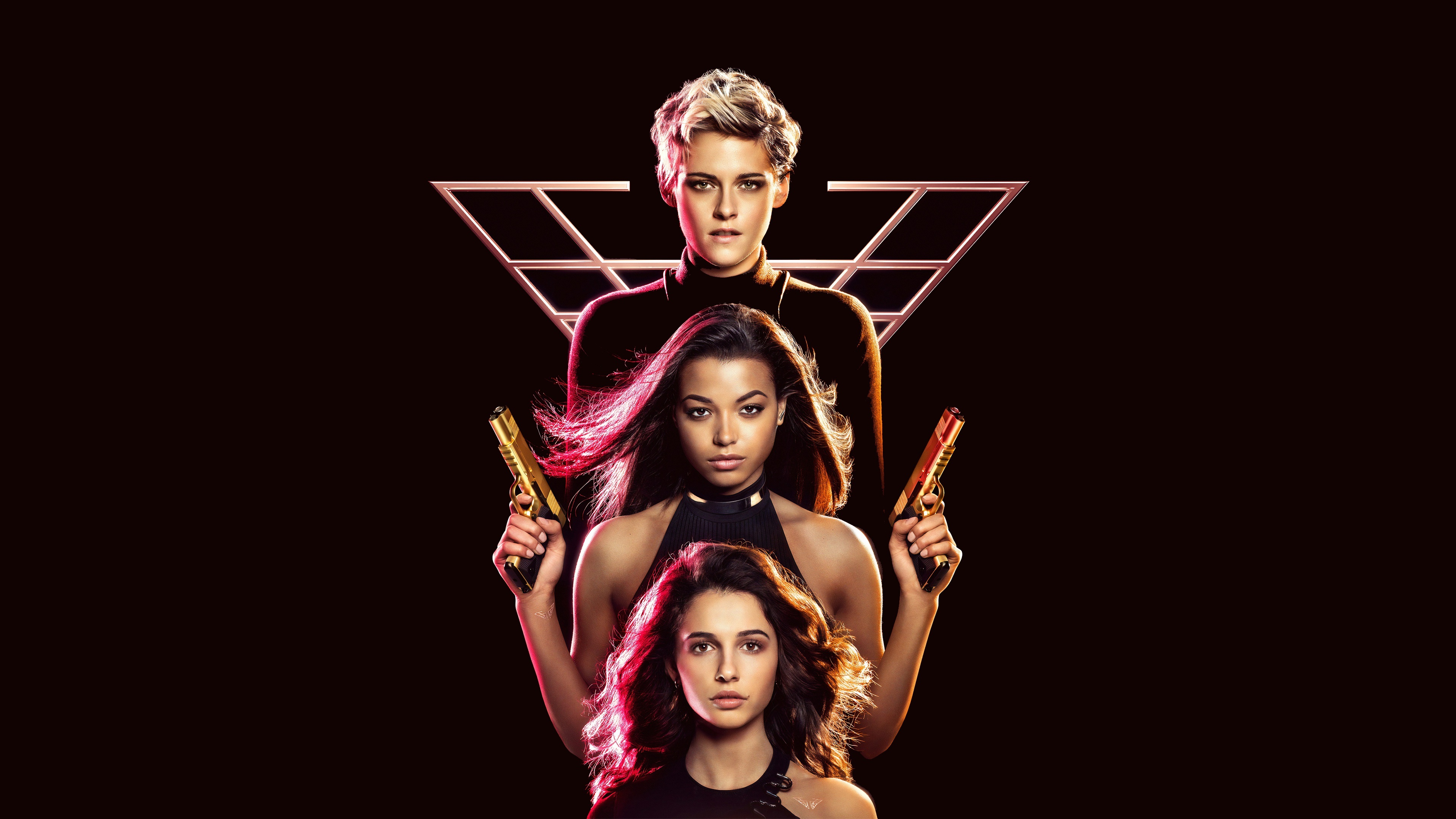 Charlie's Angels, Action-packed thriller, Strong female leads, Movie reboot, 3840x2160 4K Desktop