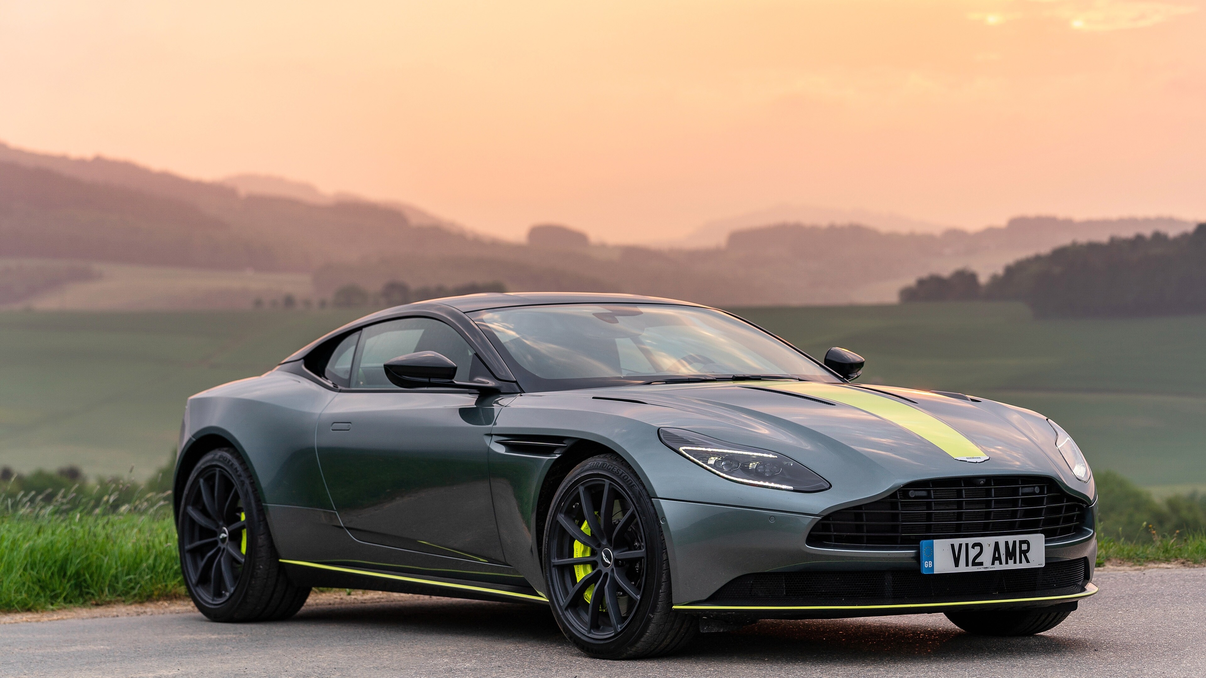 Aston Martin: The iconic luxury British sports car manufacturer, AM DB11. 3840x2160 4K Wallpaper.