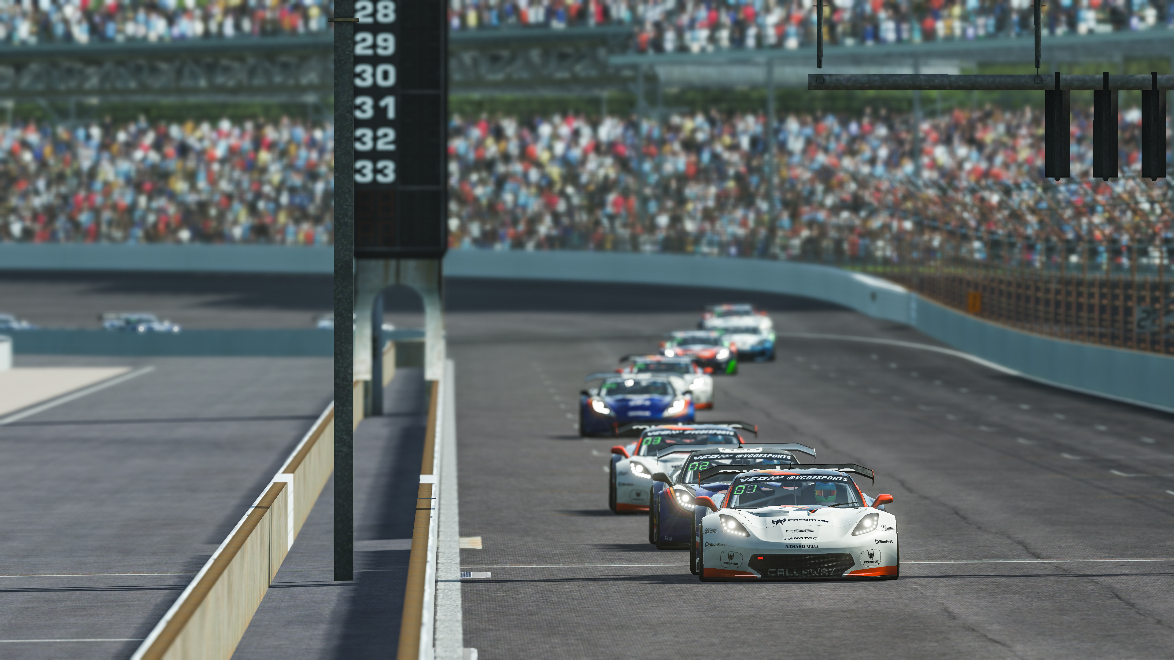 Indianapolis Motor Speedway, Win indy races, Virtual competition, GT pro series, 3840x2160 4K Desktop
