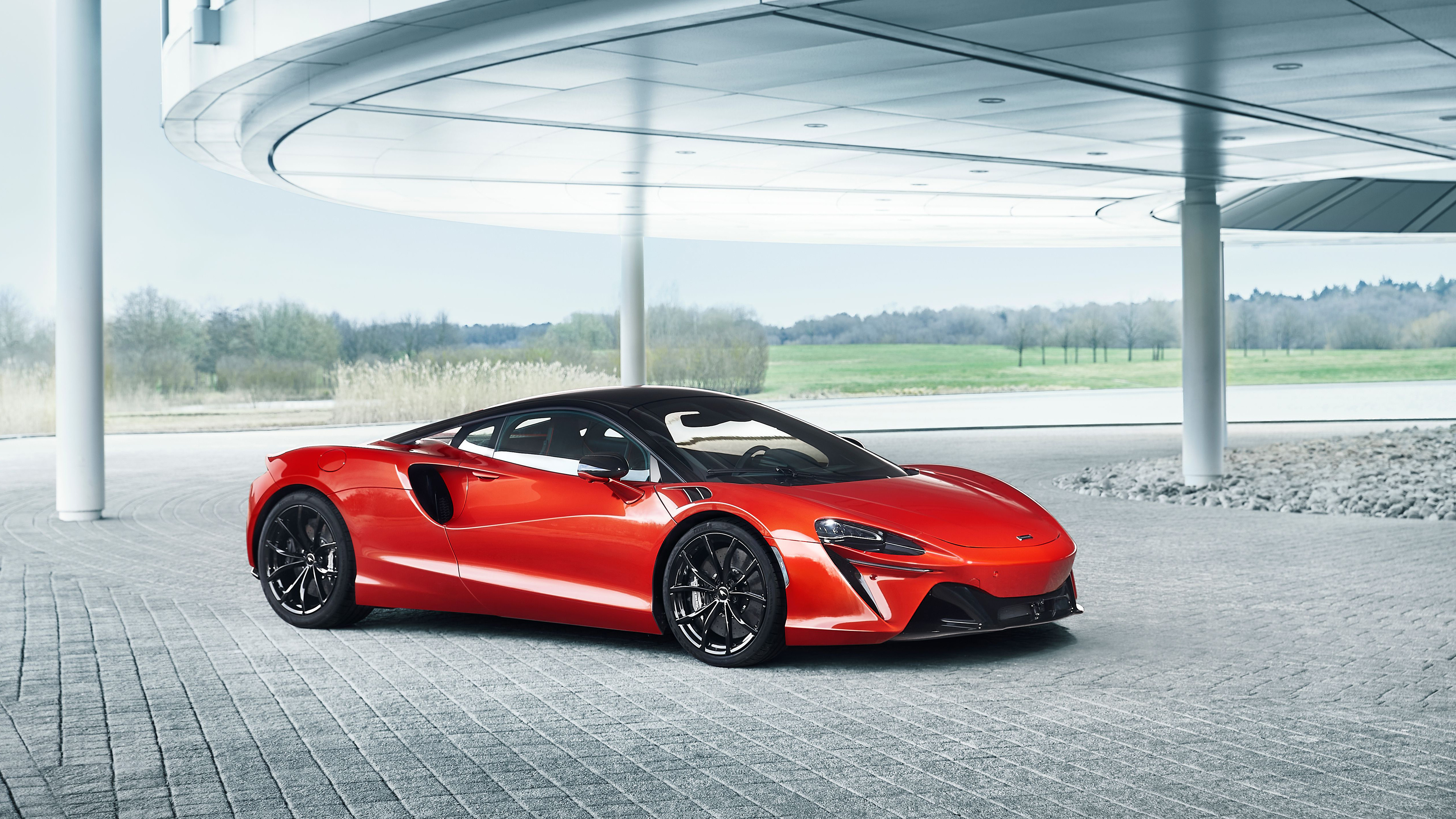 McLaren Artura, Hybrid sports car, 2022 model, High-resolution wallpapers, 3840x2160 4K Desktop