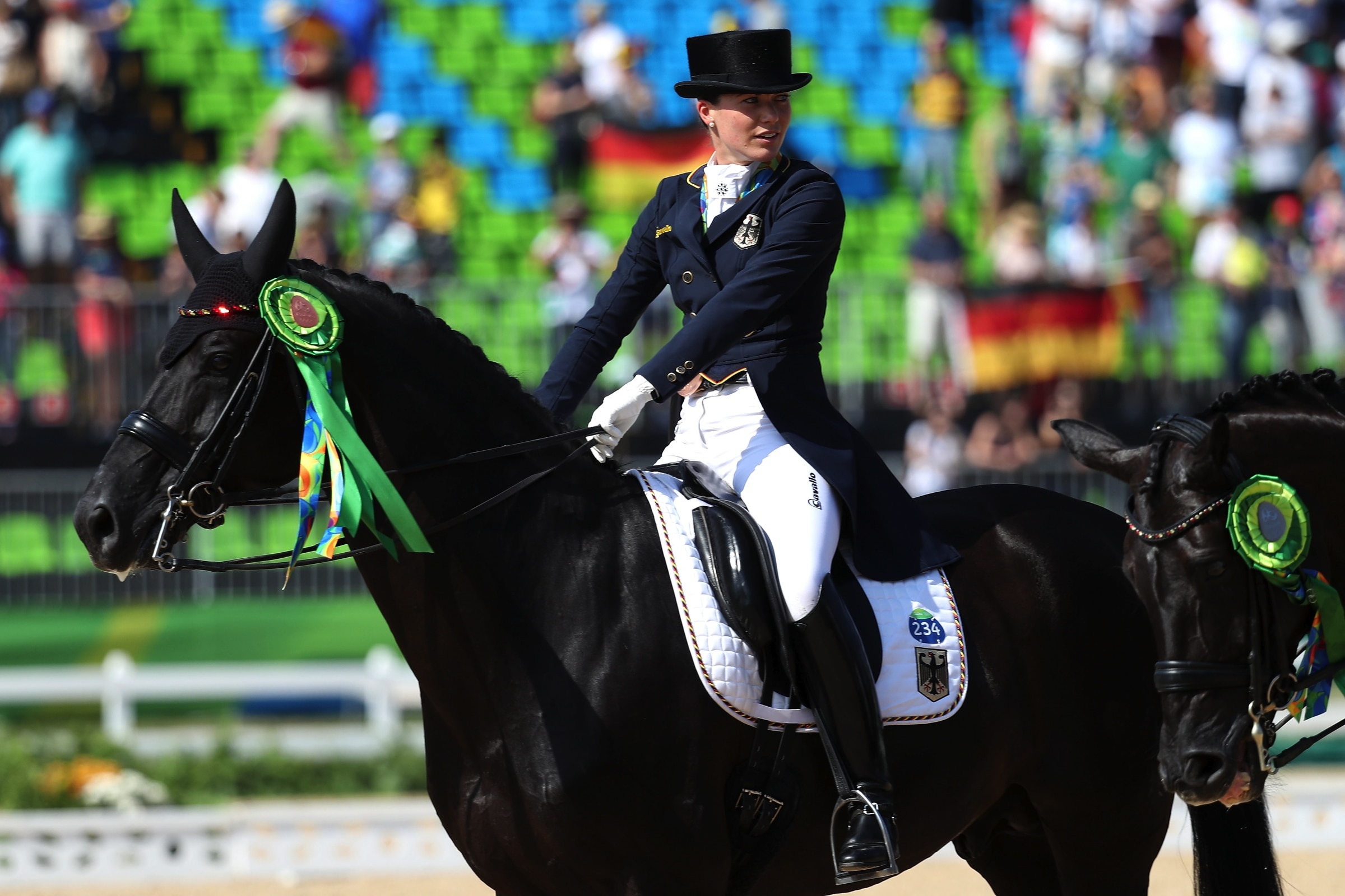 Dressage: IPACS, Kristina Broring-Sprehe and her top horse, a German dressage rider, Olympic level. 2400x1600 HD Wallpaper.