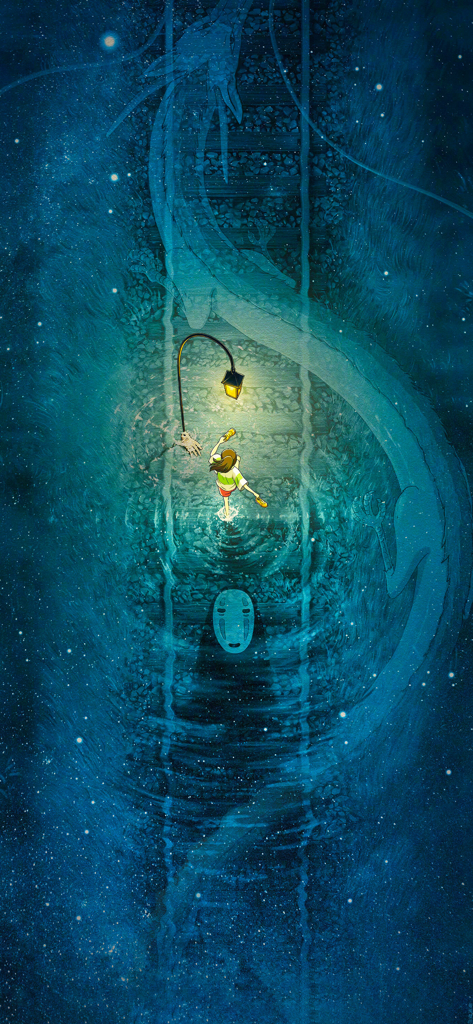 Studio Ghibli: Hayao Miyazaki, Spirited Away, Chihiro Ogino. 1620x3510 HD Wallpaper.