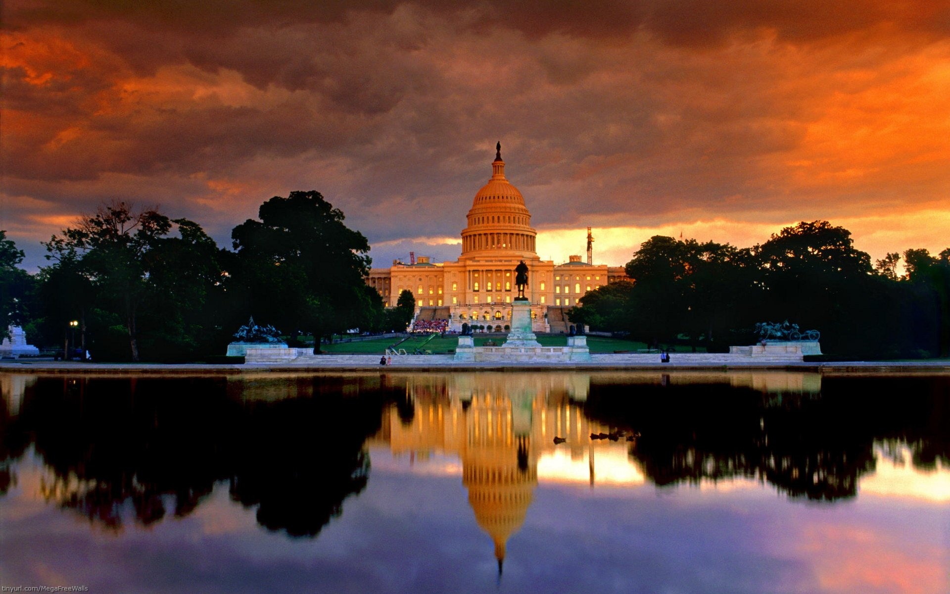Washington, D.C.: The home of the Legislative Branch of the United States federal government and seat of the United States Congress. 1920x1200 HD Wallpaper.