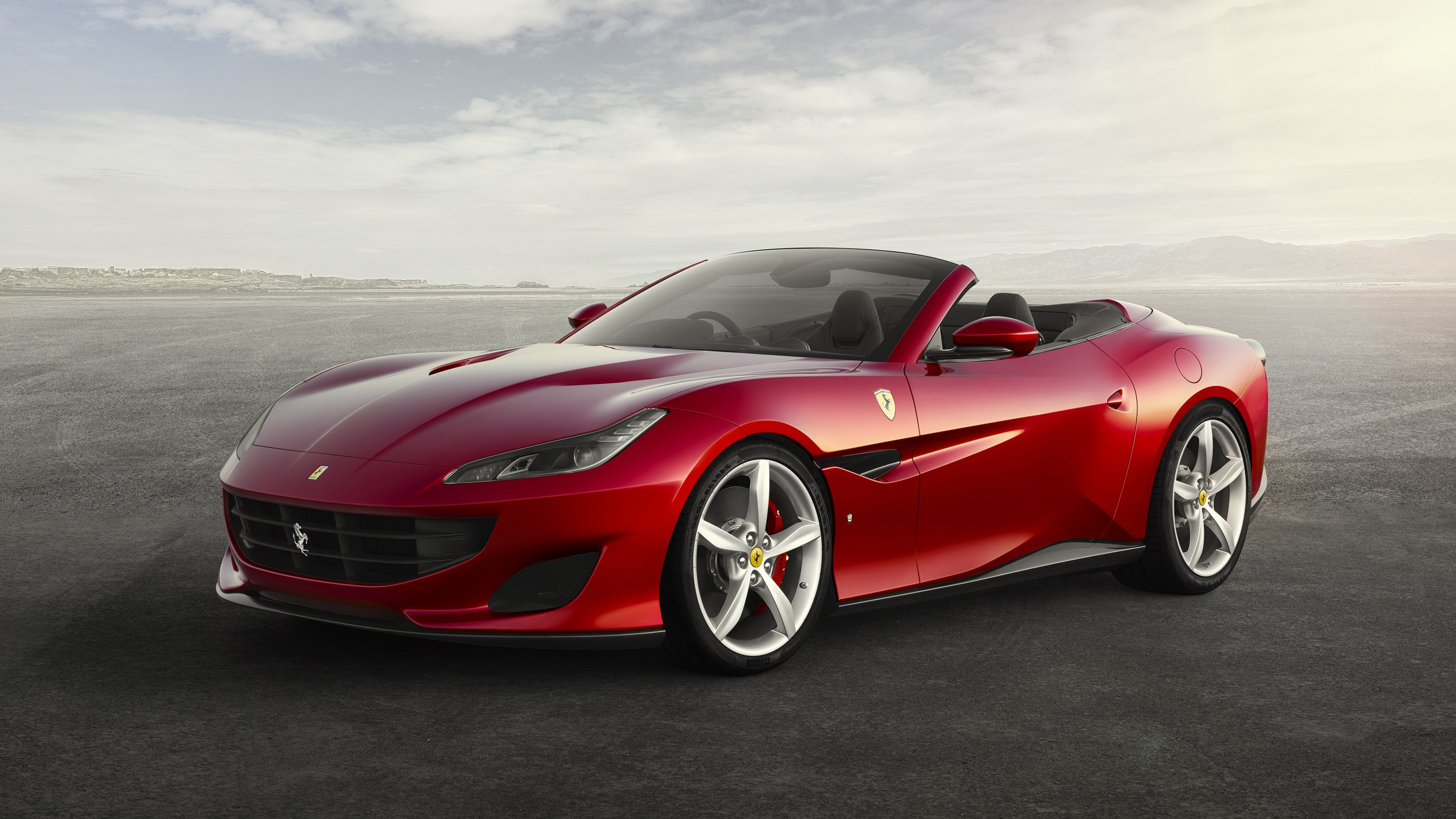 Ferrari Portofino GT, High-resolution wallpapers, Car Pixel, Ferrari, 3840x2160 4K Desktop