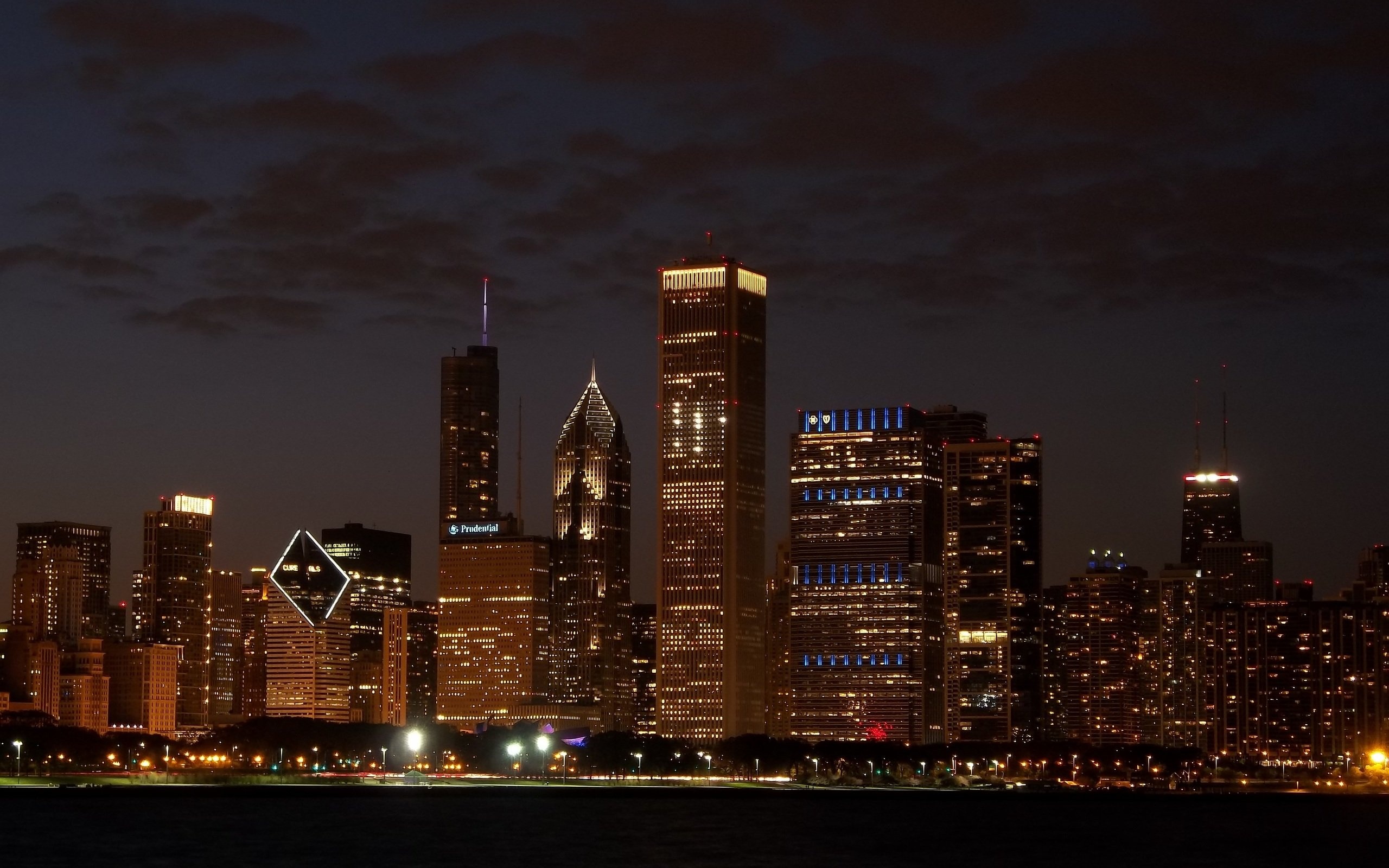 Chicago Skyline, Travels, 2012, Skyline, 2560x1600 HD Desktop