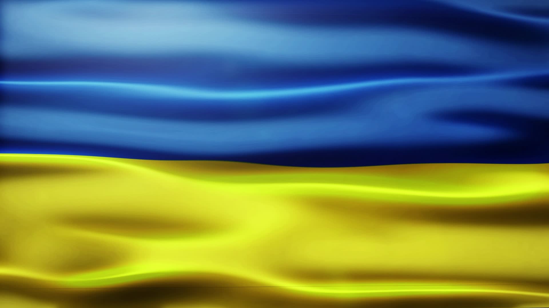Ukraine flag loop, Moving flag animation, Symbol of unity, National identity, 1920x1080 Full HD Desktop
