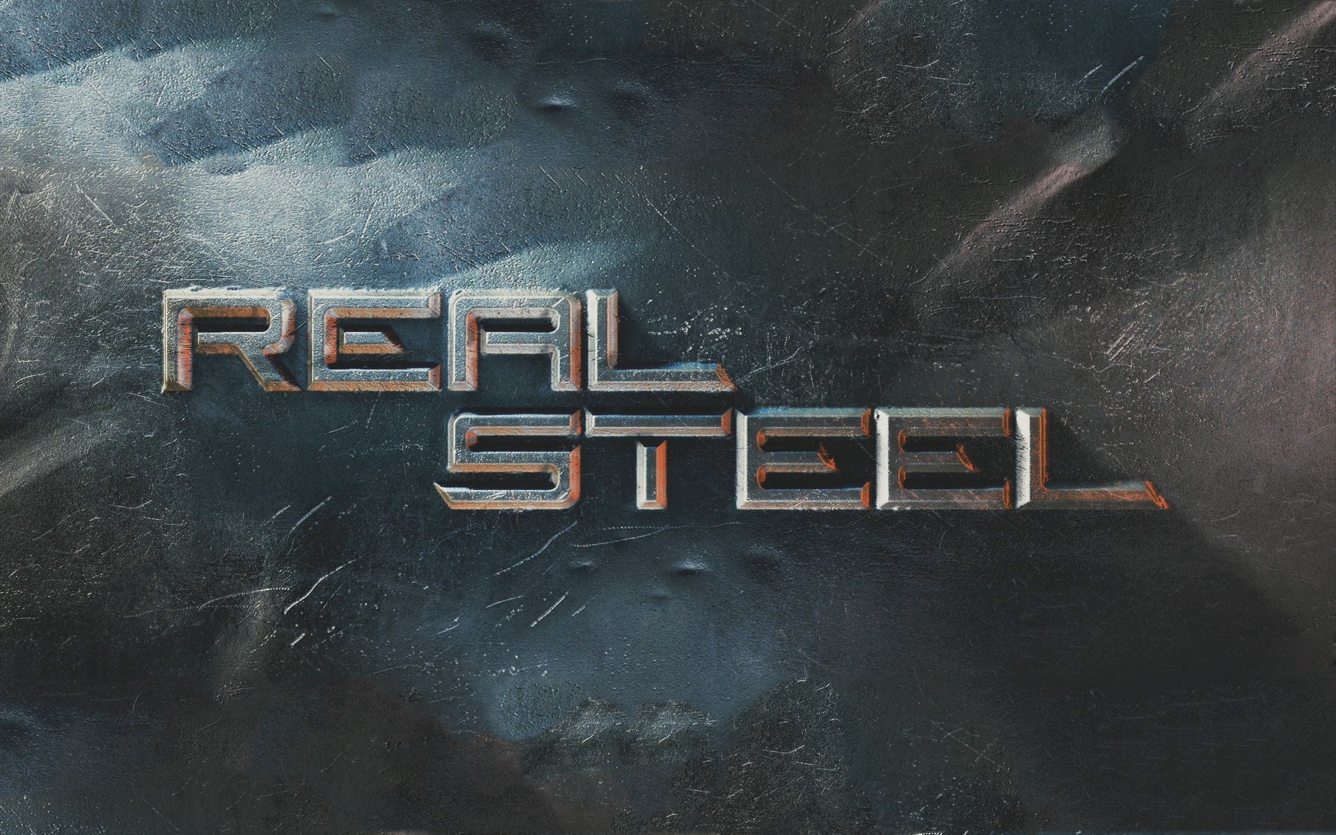 Real Steel: The film features a former boxer whose sport is now played by robots. 1920x1200 HD Background.