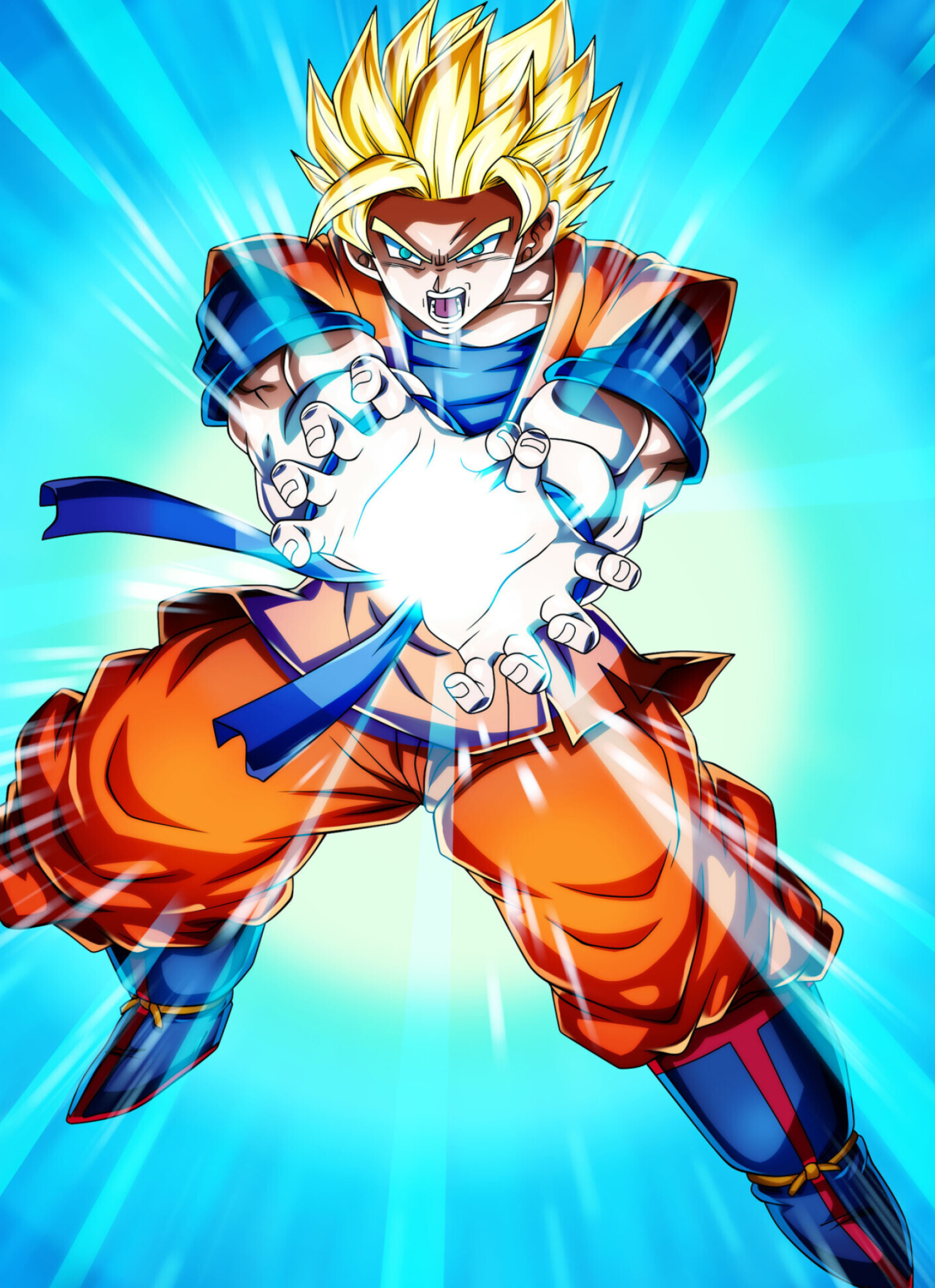 Goku Kamehameha: The most powerful characters of Japanese anime and manga series, Anime characters, Dragon Ball. 1920x2650 HD Background.