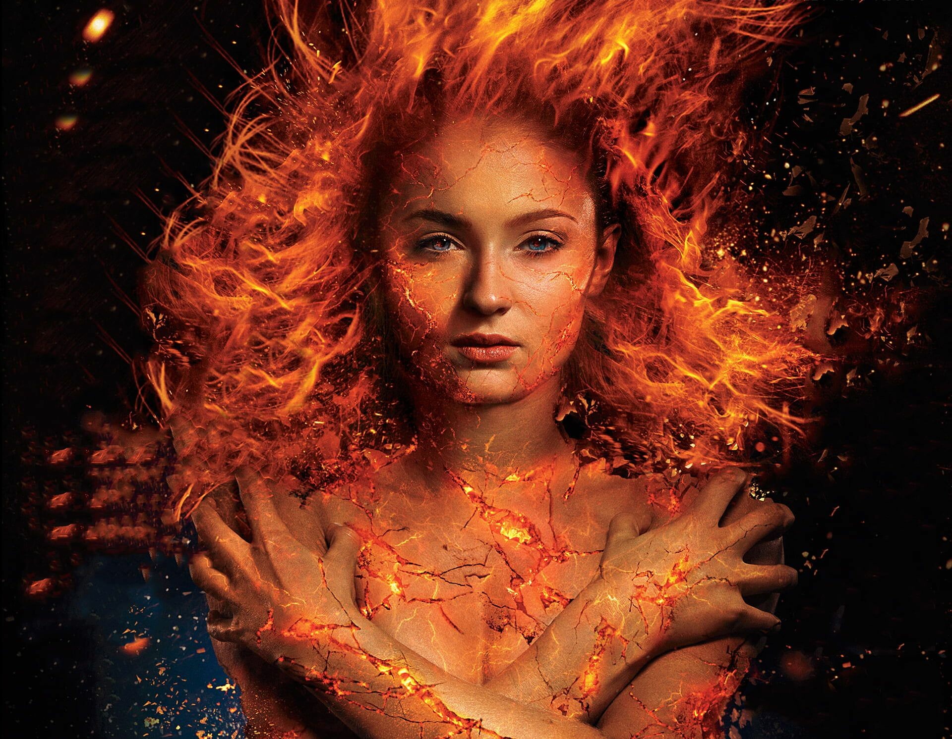 Phoenix (Marvel): Sophie Turner, Jean Grey, 2019 movie, X-Men, One of Marvel's most notable and strongest female heroes. 1920x1500 HD Background.