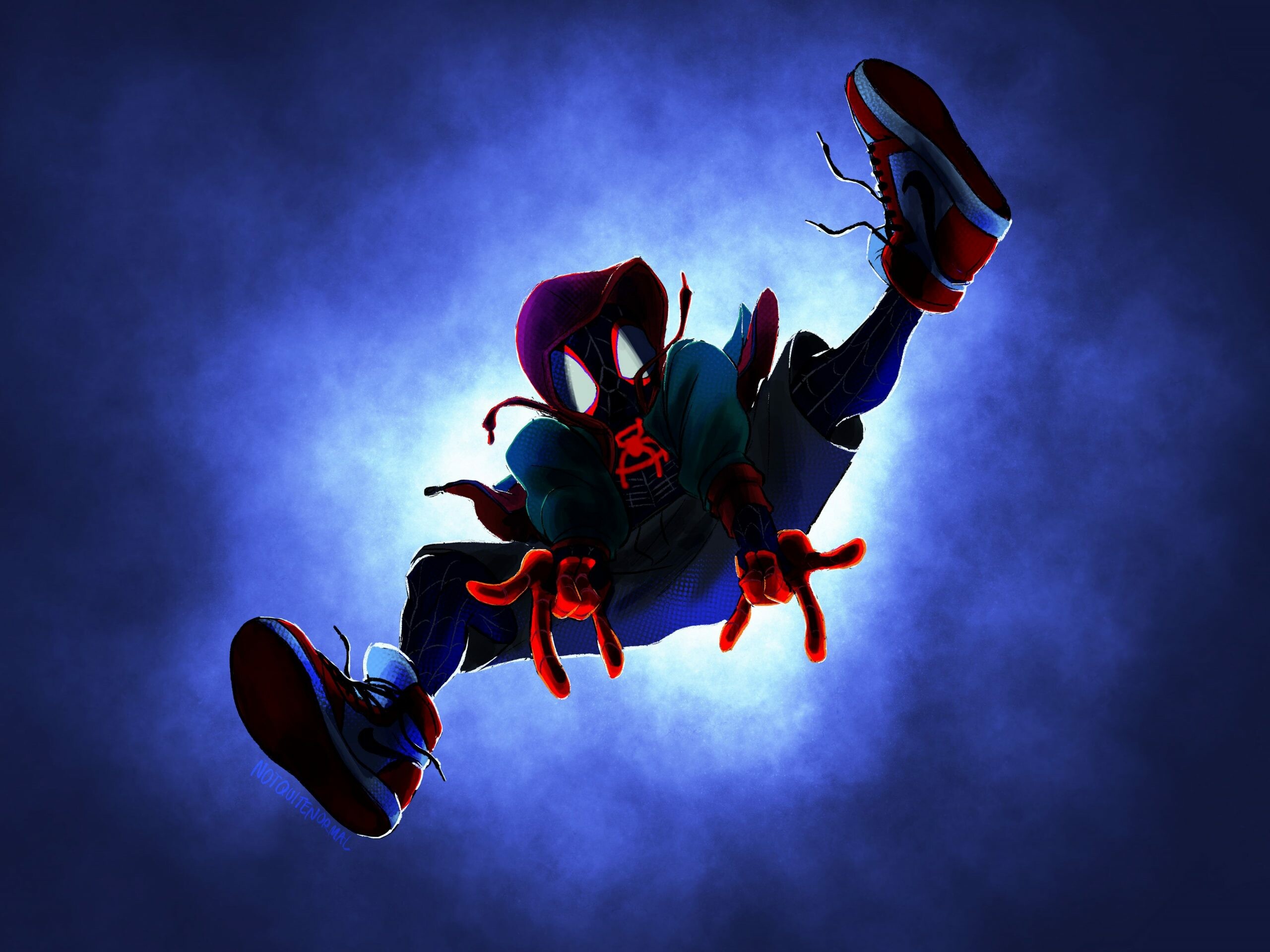 Spider-Man: Into the Spider-Verse: The film grossed $375.5 million worldwide against a $90 million budget. 2560x1920 HD Wallpaper.