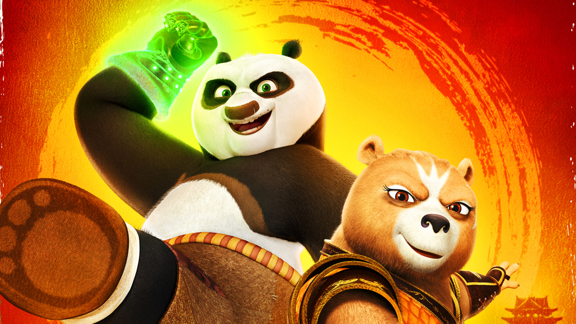 Kung Fu Panda: The Dragon Knight, Animated series, Epic adventures, Po the Dragon Knight, 1920x1080 Full HD Desktop