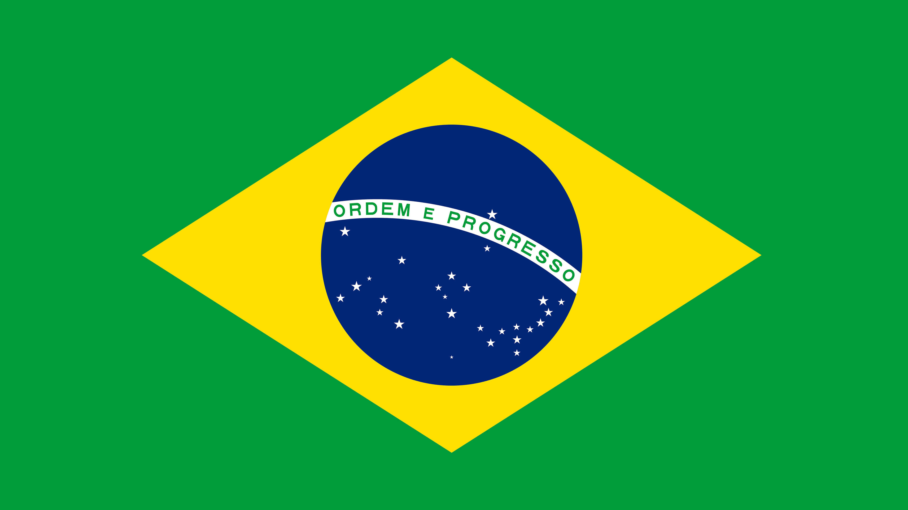 Brazil flag, UHD 4K wallpaper,, 3840x2160 4K Desktop