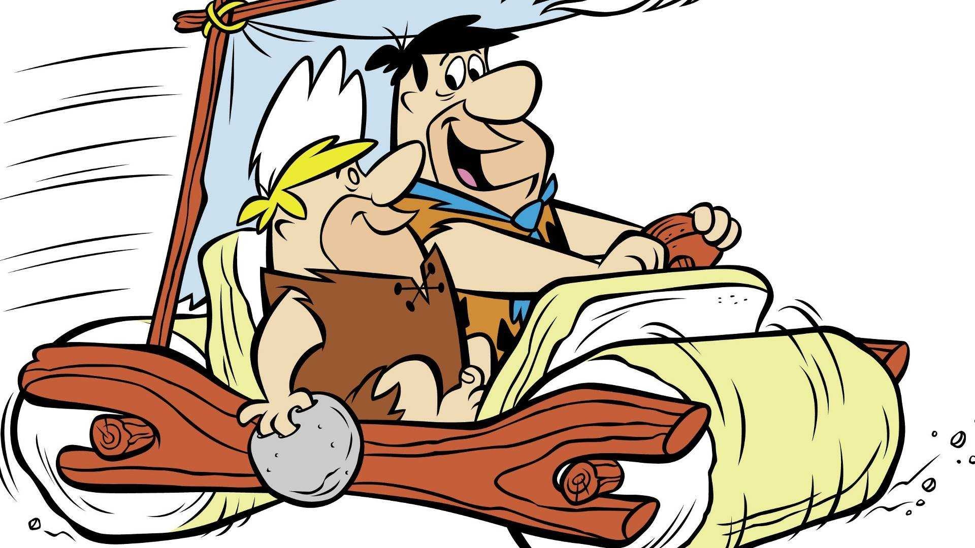 Flintstones cartoon, Animation nostalgia, Bedrock adventures, Stone Age humor, 1920x1080 Full HD Desktop