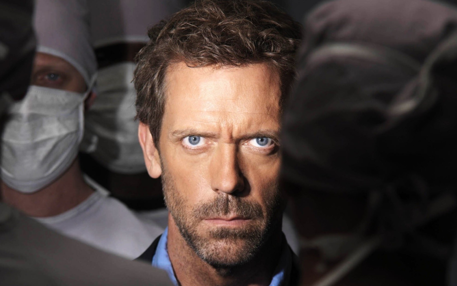Dr. House: Medical drama which aired on FOX from 2004 to 2012, Hugh Laurie. 1920x1200 HD Background.