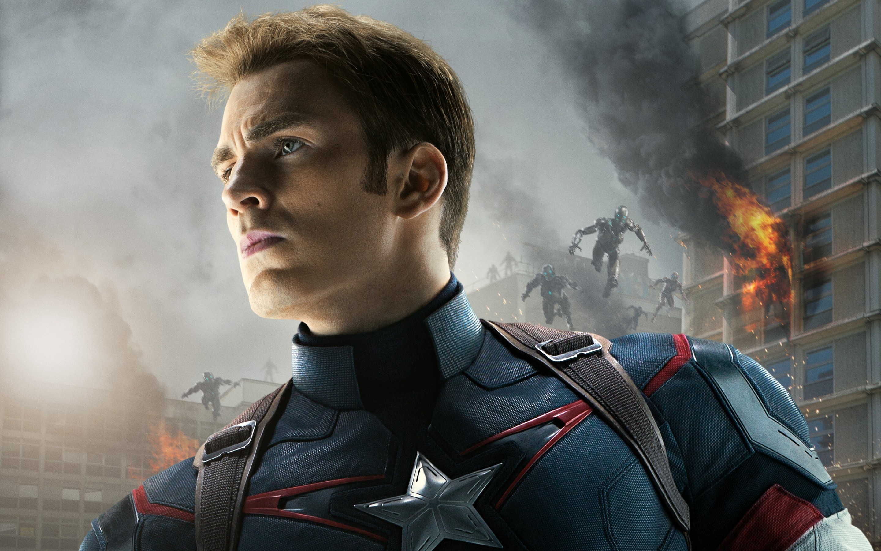 Avengers: Age of Ultron, Captain America, HD wallpapers, Superhero ensemble, 2880x1800 HD Desktop