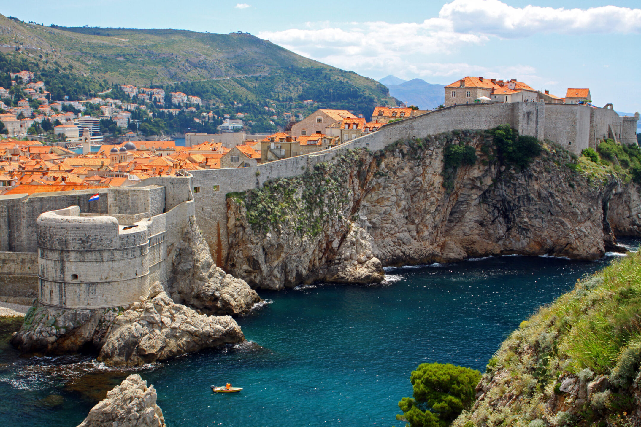 Ancient City Walls, Dubrovnik, Travel to Croatia, 2160x1440 HD Desktop