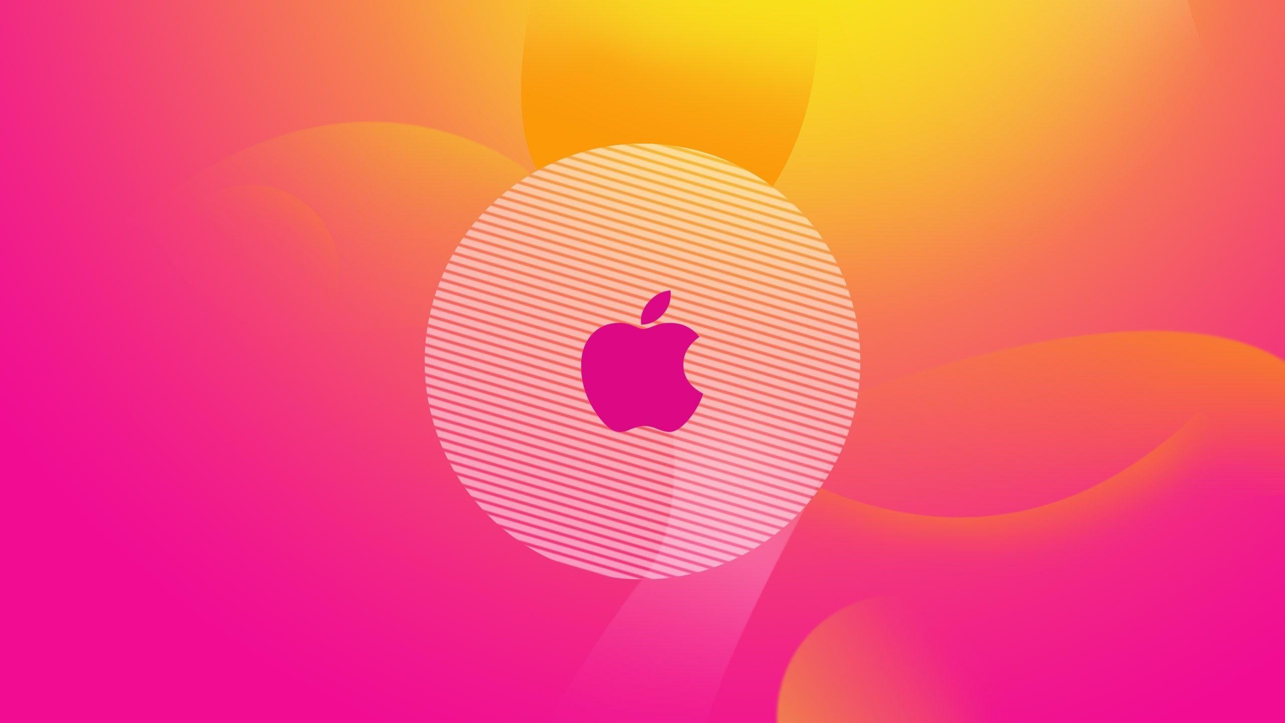 Iconic iMac logo, Apple's original design, Sleek and modern, Ethereal aesthetic, 2560x1440 HD Desktop