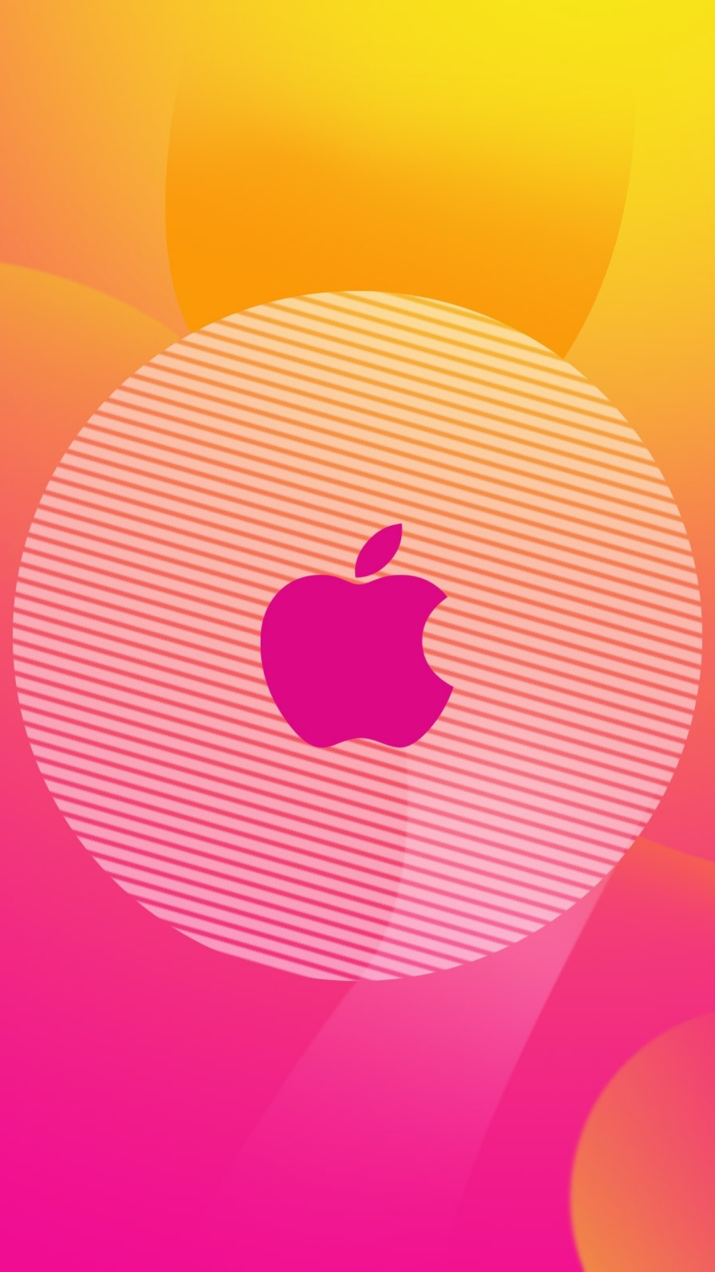 iMac Logo, Pink and white, Apple brand, Sleek and modern, 1440x2560 HD Handy