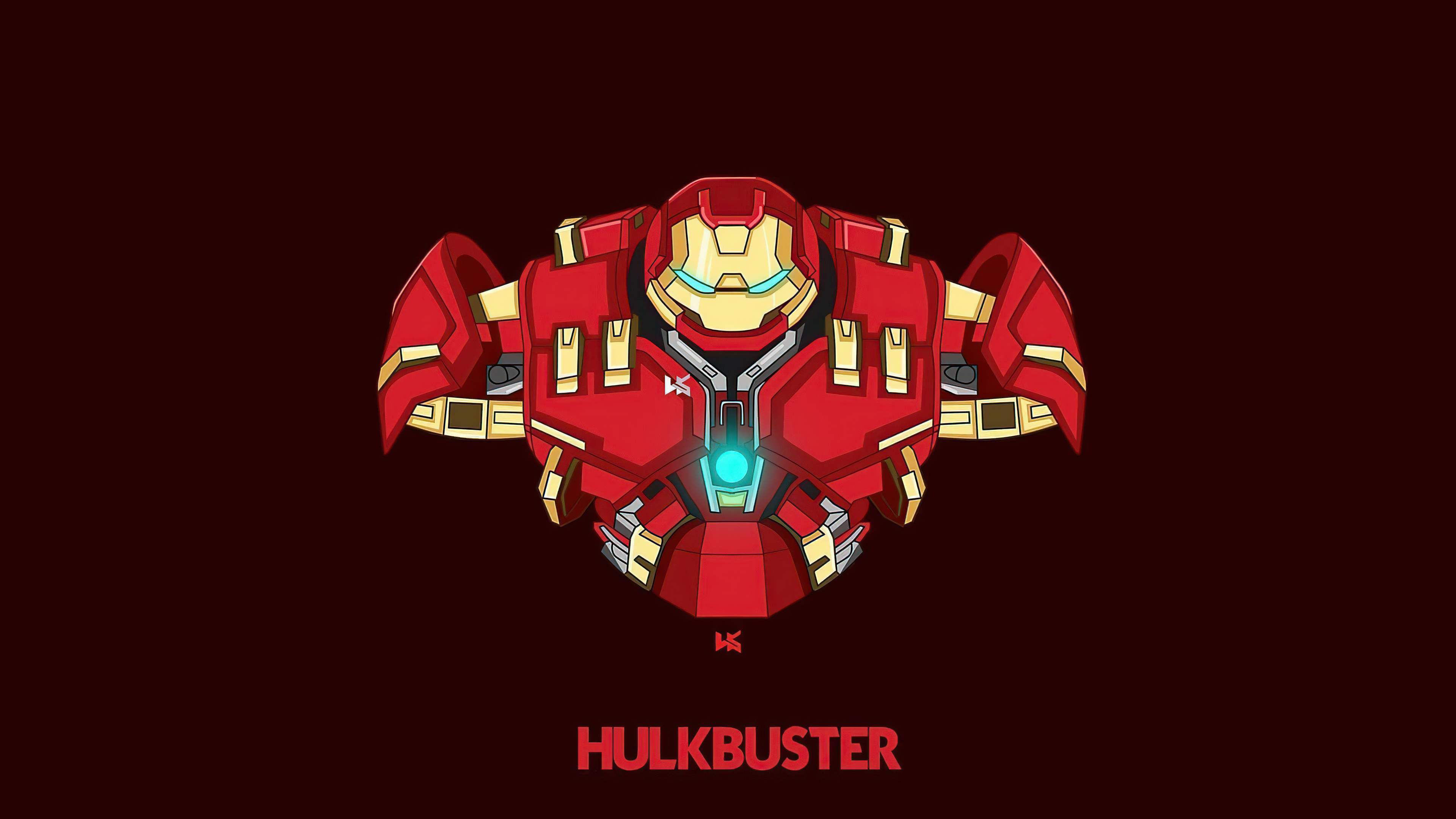 Logo, Hulkbuster Wallpaper, 3840x2160 4K Desktop