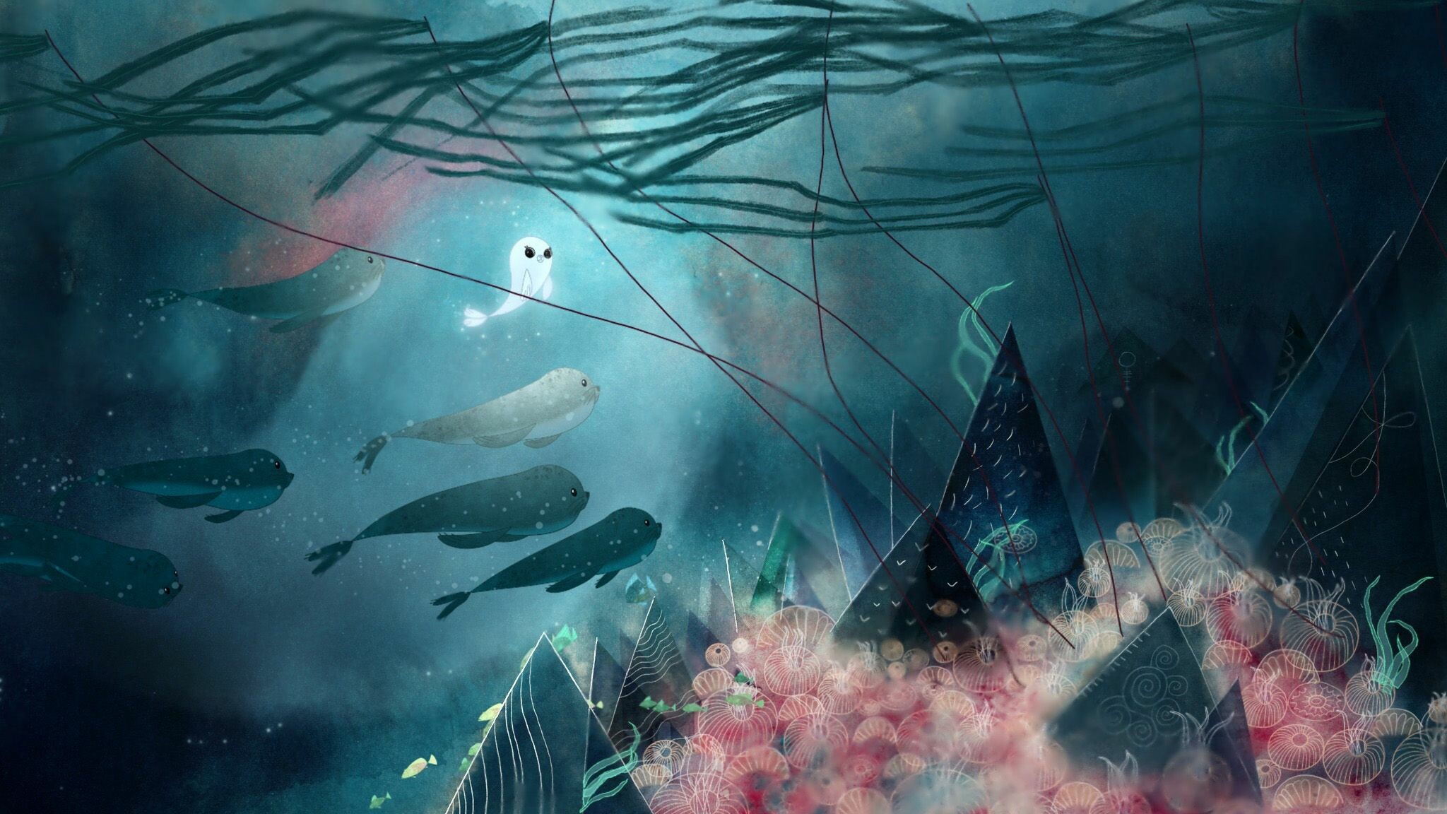 Song of the Sea: Saoirse, a girl who can turn into a seal, Fictional character. 2050x1160 HD Background.