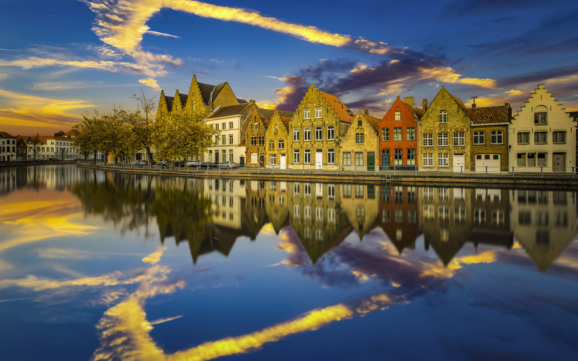 Bruges the capital of West Flanders, Desktop HD wallpaper, 1920x1200 HD Desktop