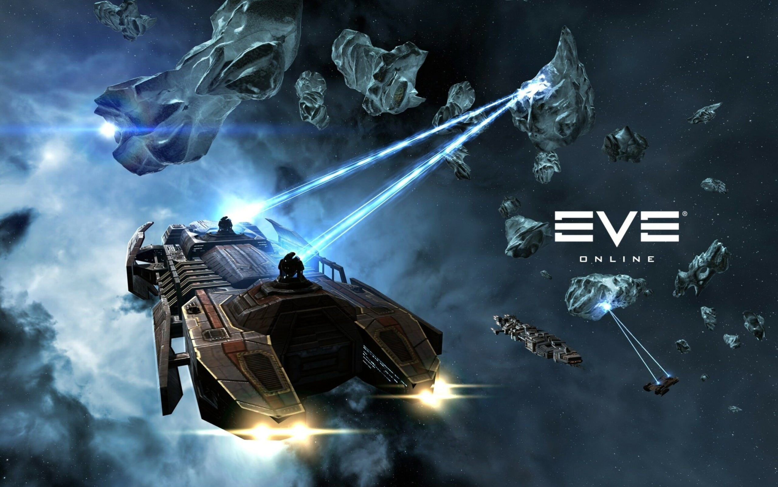 EVE Online, Gaming art, Futuristic spaceships, Digital universe, 2560x1610 HD Desktop