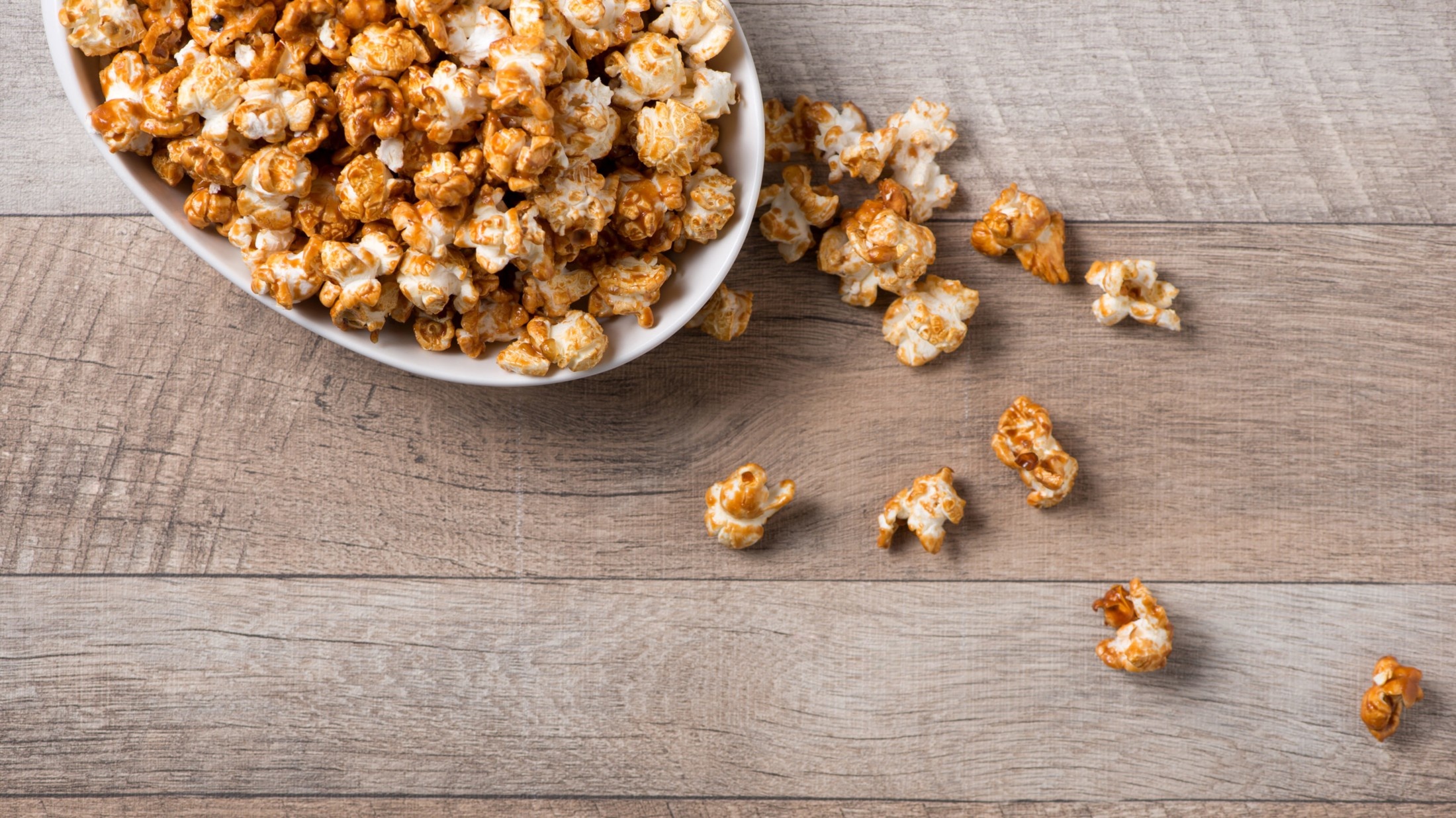 Popcorn, BBQ popcorn, Movie night snack, Delicious treat, 2200x1240 HD Desktop
