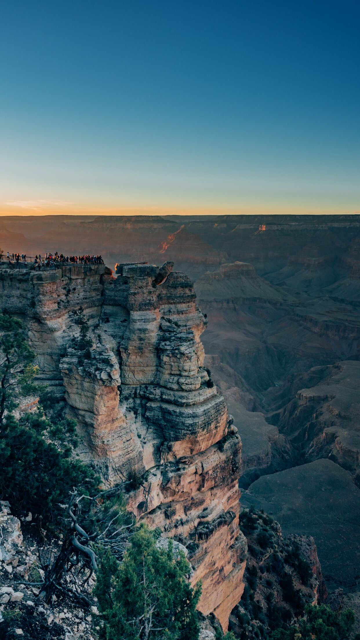Grand Canyon: A mile-deep gorge in northern Arizona, Natural landscape, Terrain. 1250x2210 HD Wallpaper.