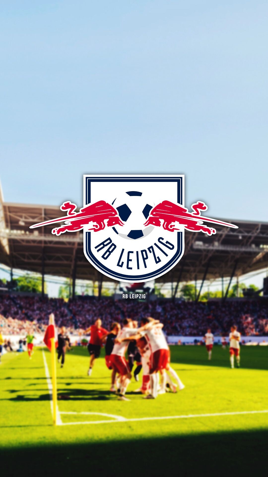 Germany Soccer Team: RB Leipzig, Founded in 2009 by the initiative of Red Bull, Domenico Tedesco - head coach. 1080x1920 Full HD Wallpaper.