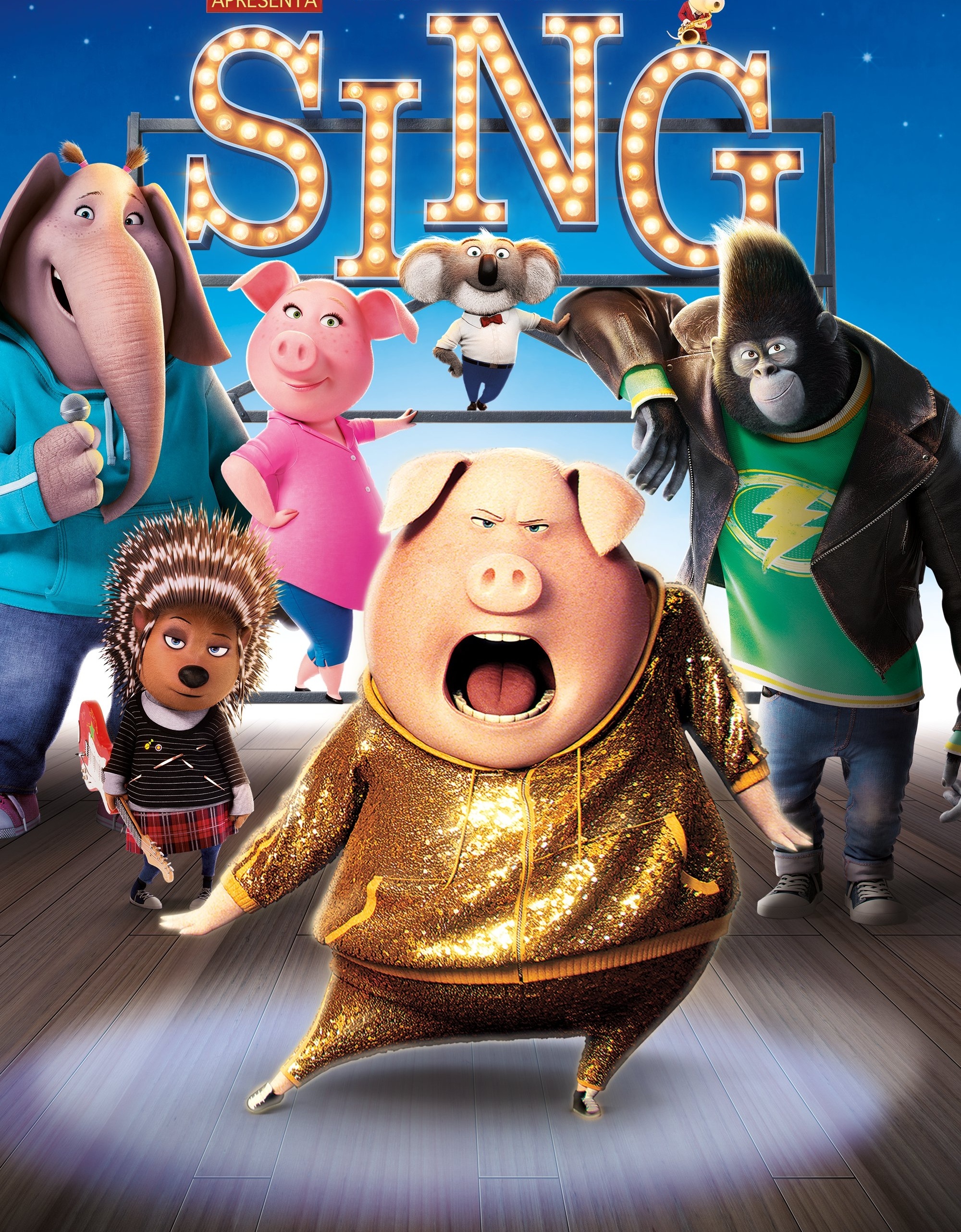 Sing, Dinner and a movie, 2000x2570 HD Handy