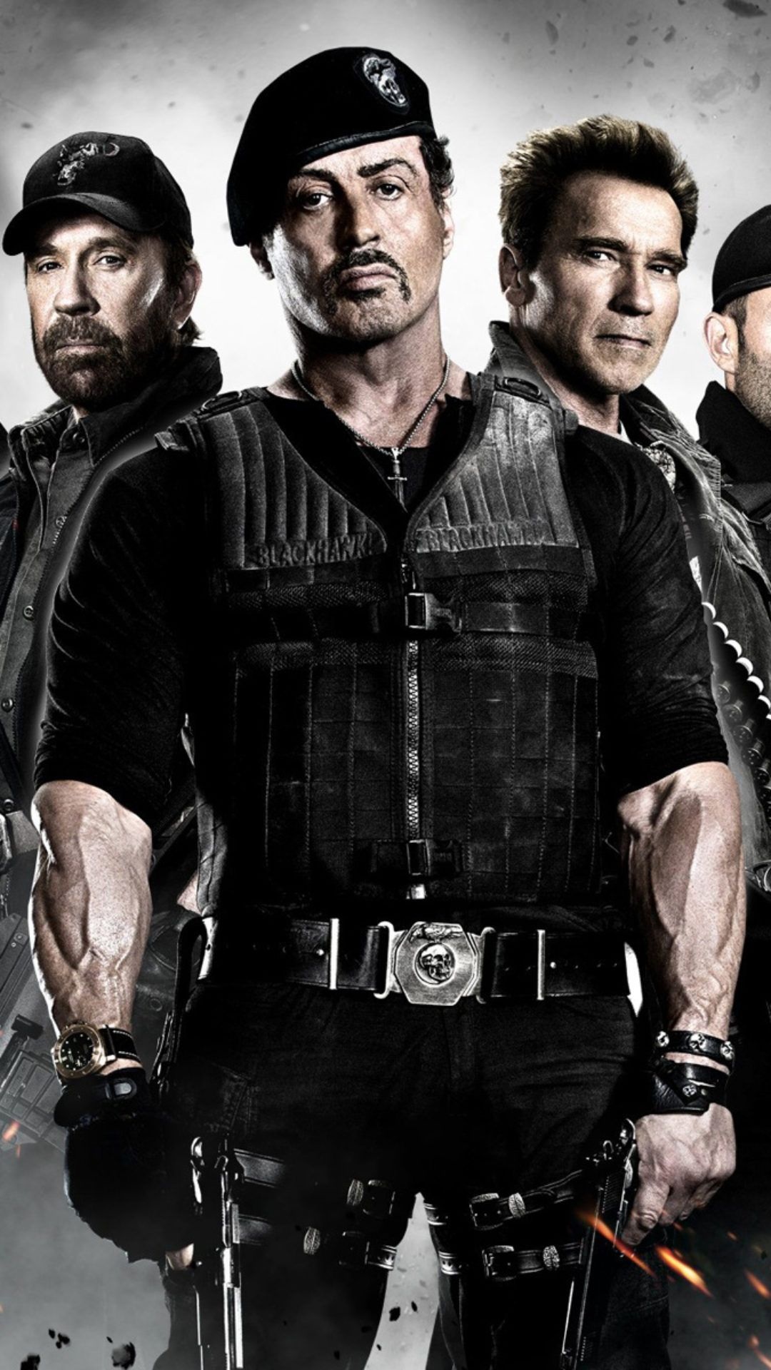 The Expendables, Action-filled wallpapers, Thrilling backgrounds, Iconic movie scenes, 1080x1920 Full HD Phone