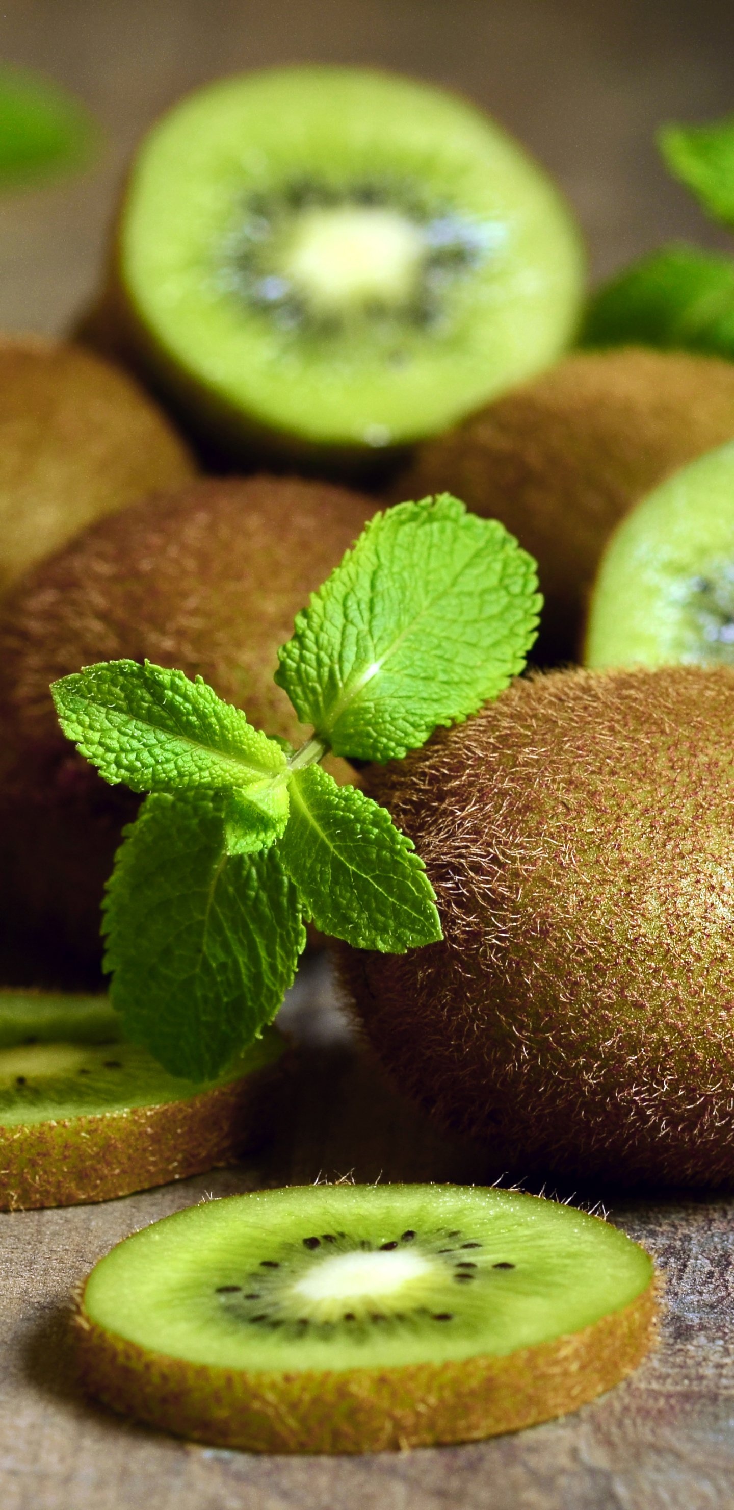 Food kiwi, Nutritious snack, Natural source, Tropical flavor, 1440x2960 HD Handy