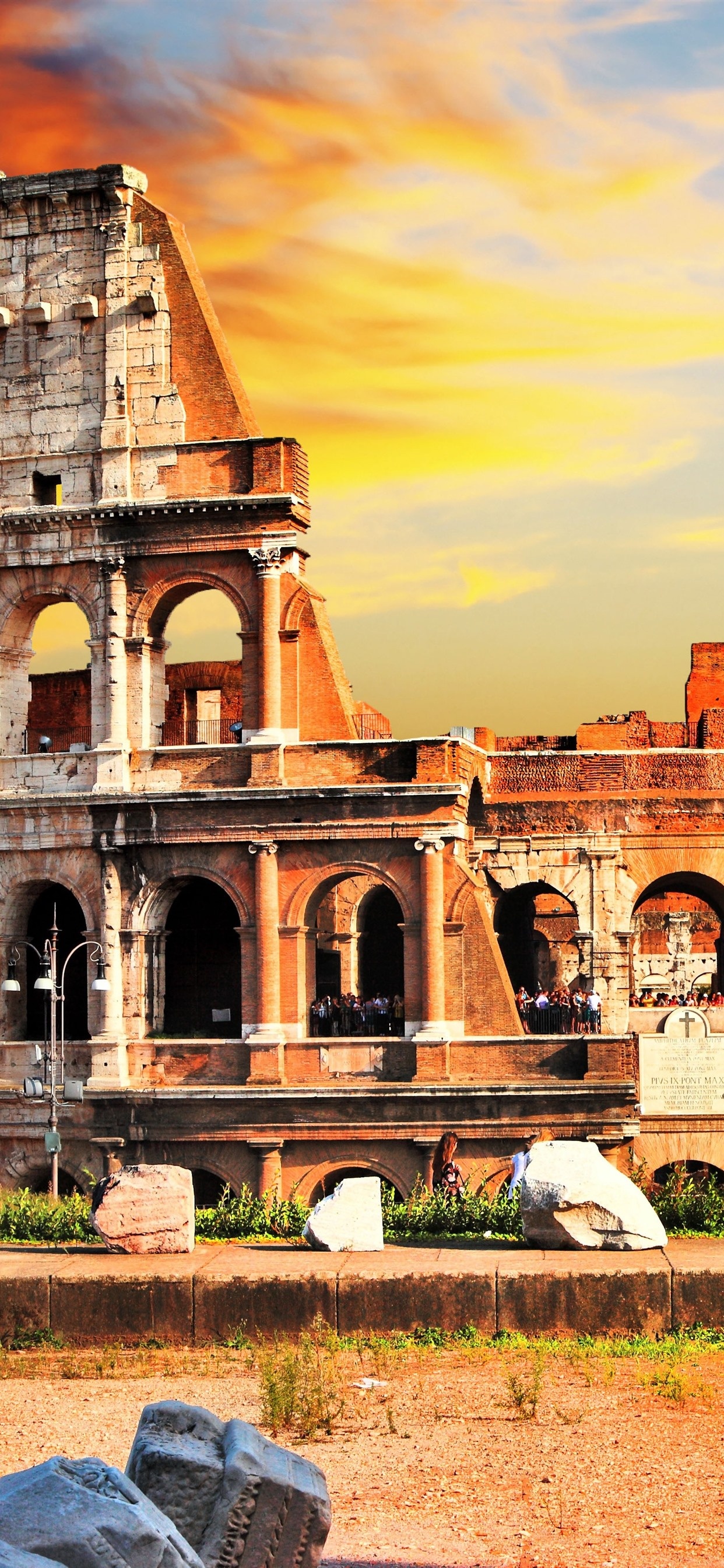 Rome skyline, Italy wallpaper, Sarah Peltier, Stunning visuals, 1250x2690 HD Phone