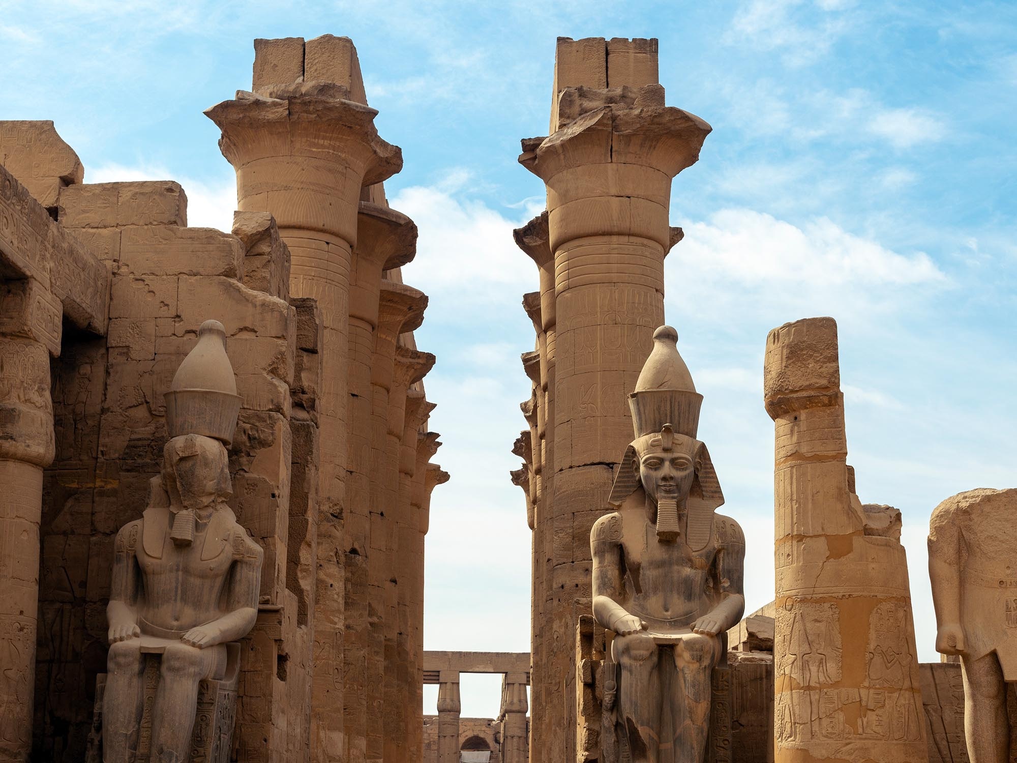 Luxor Temple, Classic Egypt, Nile exploration, Historical marvel, 2000x1500 HD Desktop