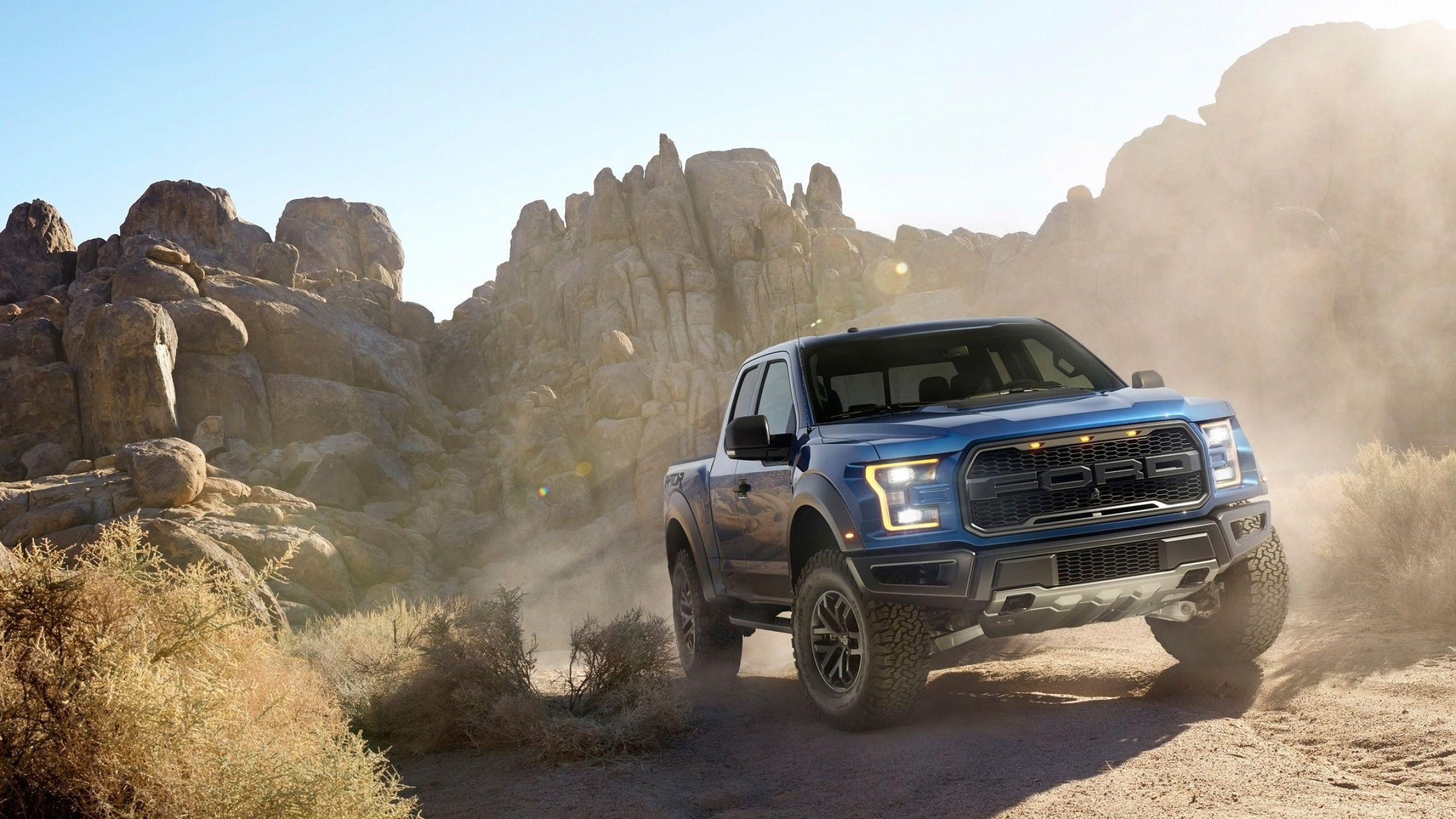 Ford F-150, Raptor edition, Off-road prowess, Dominance on any terrain, 2560x1440 HD Desktop
