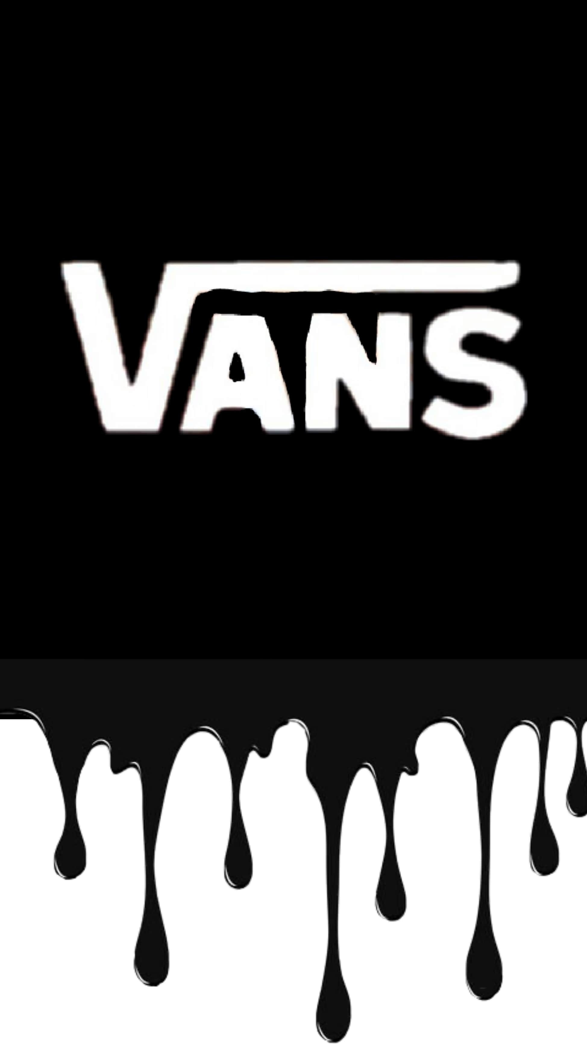 Vans: Founded as an original skateboarding company, 1966, Black and white. 1950x3470 HD Background.