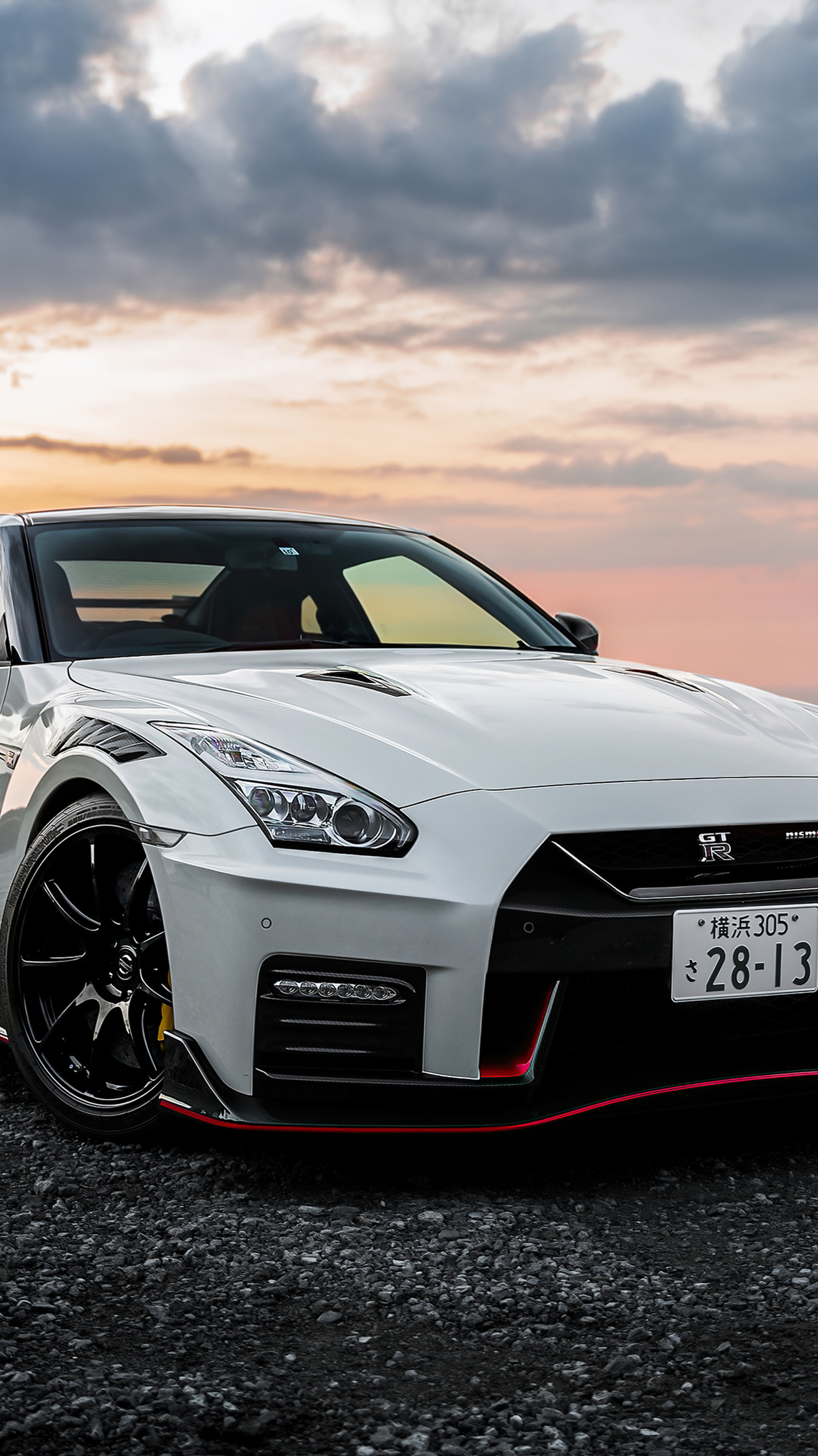 Nissan GT-R, NISMO edition, Sony Xperia exclusive, Thrilling sports car, 2160x3840 4K Handy